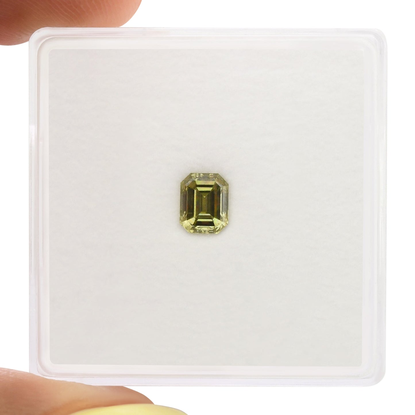 0,40 Karat Chamäleon-Smaragd-Diamant VS2 GIA