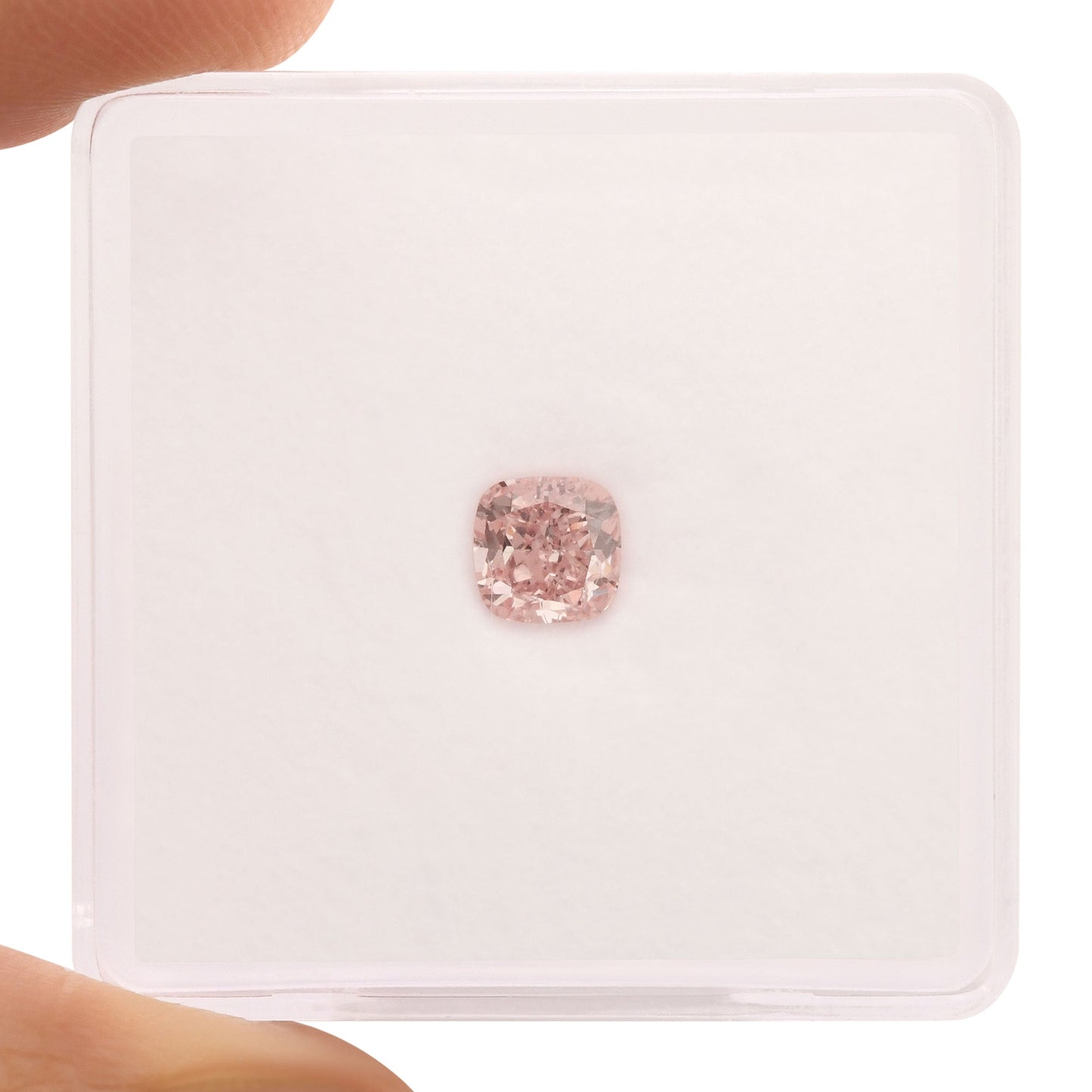 0,44 Karat Fancy Pink Cushion Diamant VS2 GIA