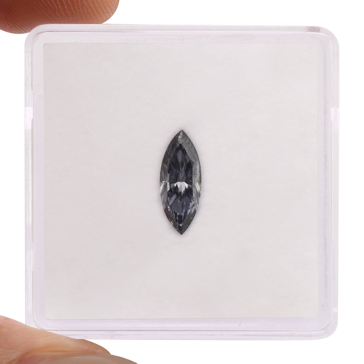 Marquise-Diamant | 0,5 ct | Dunkelblau-Grau | SI1 | GIA | Ref. 707800