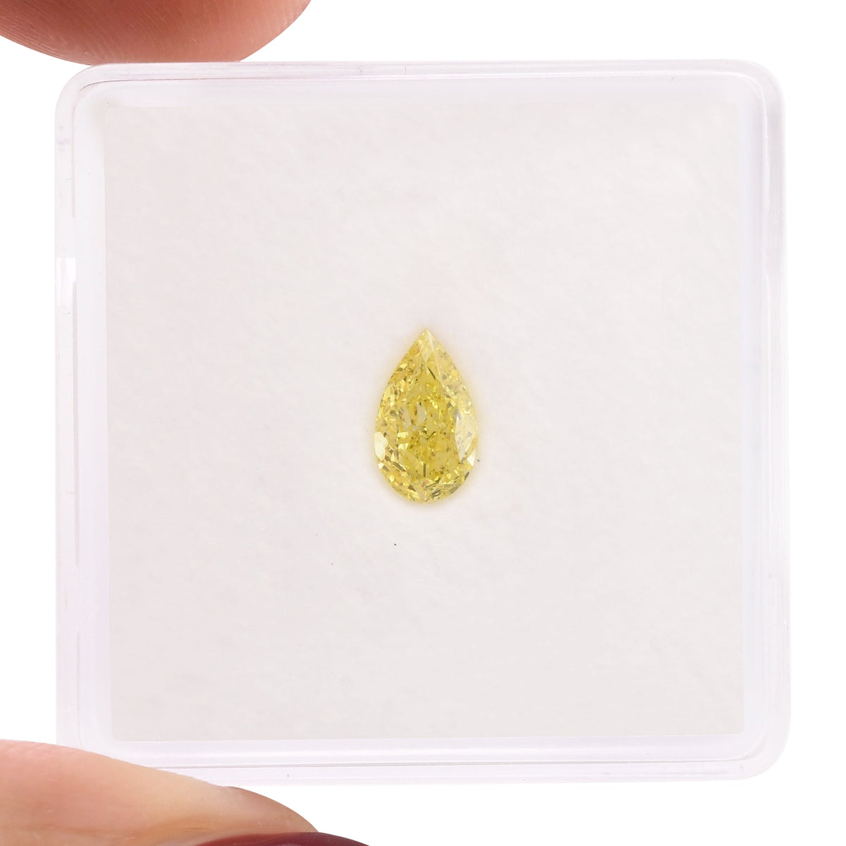 Pear Diamond | 0.5 ct | Fancy Intense Yellow | VS1 | GIA | Ref 705489