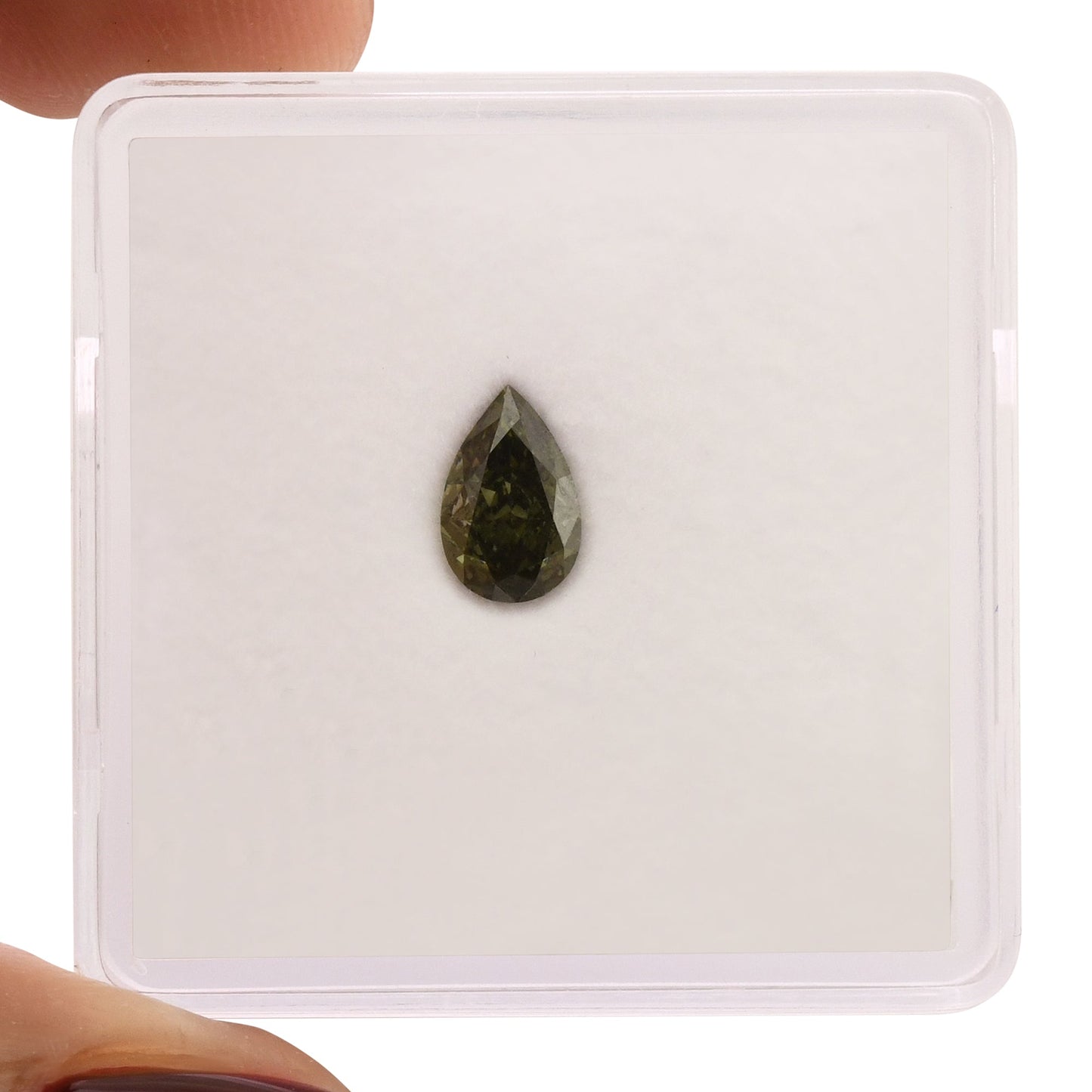 0,51 Karat Chamäleon-Birnen-Diamant VS2 GIA