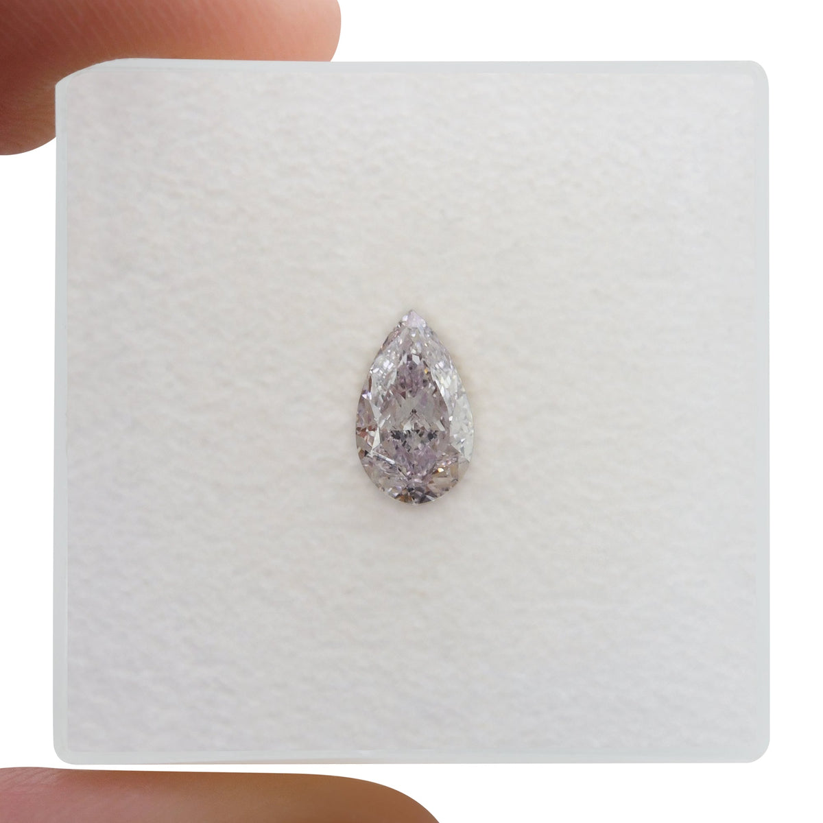 Pear Diamond | 0.65 ct | Fancy Light Purplish Pink | VS1 | GIA | Ref 719752