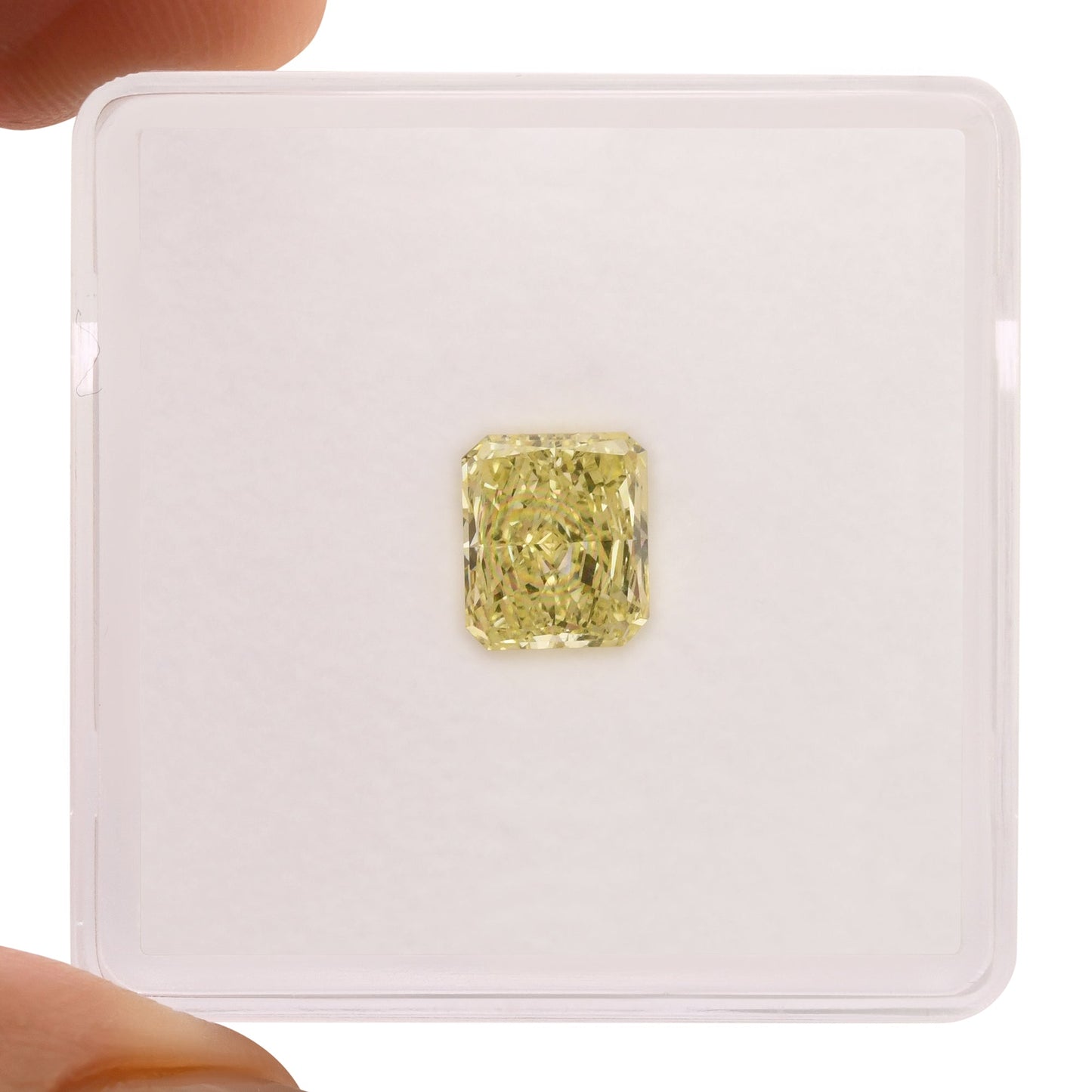 1,01 Karat hellgelber, strahlender Diamant, VS2, GIA
