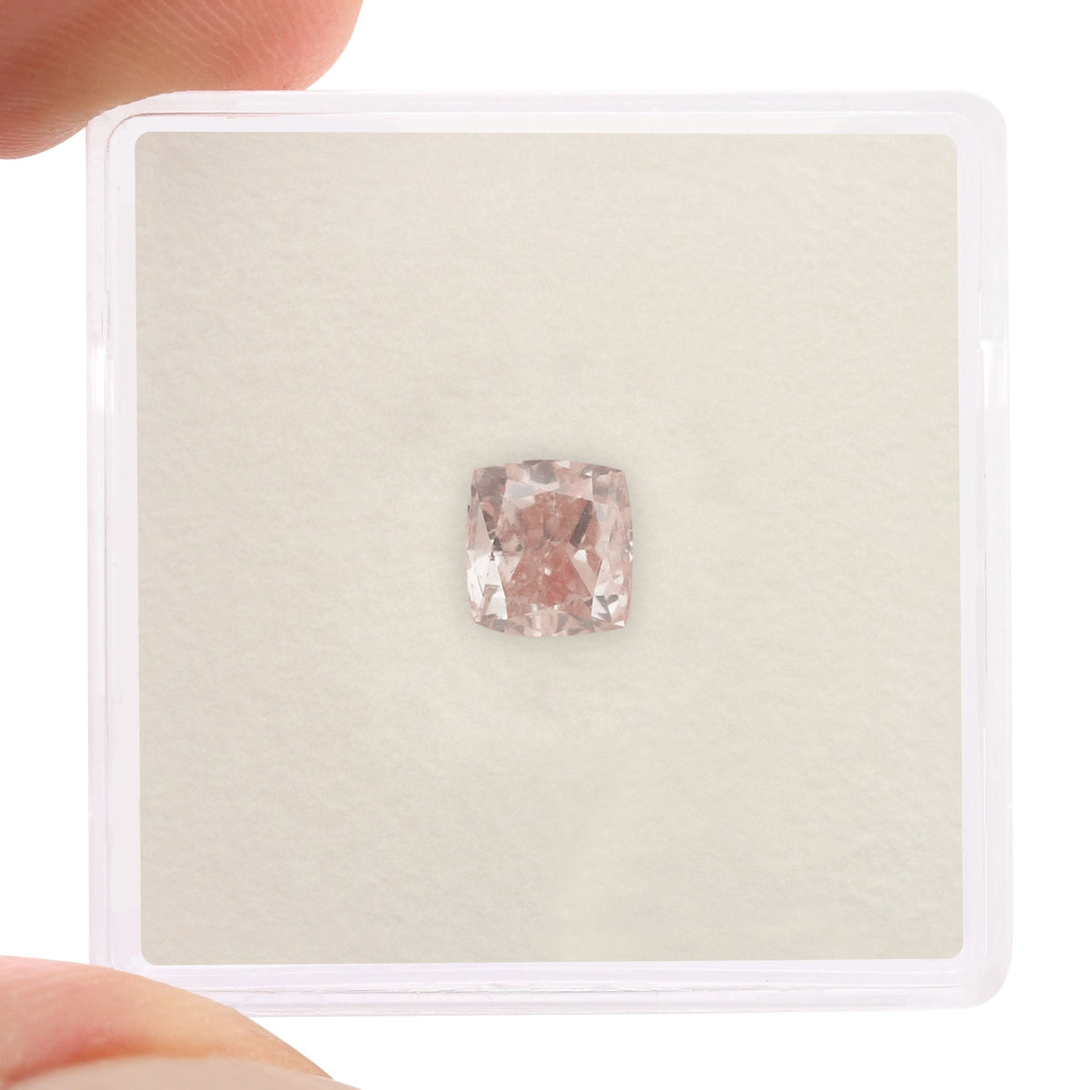 1.03 Carat Fancy Pink Cushion Diamond SI2 GIA