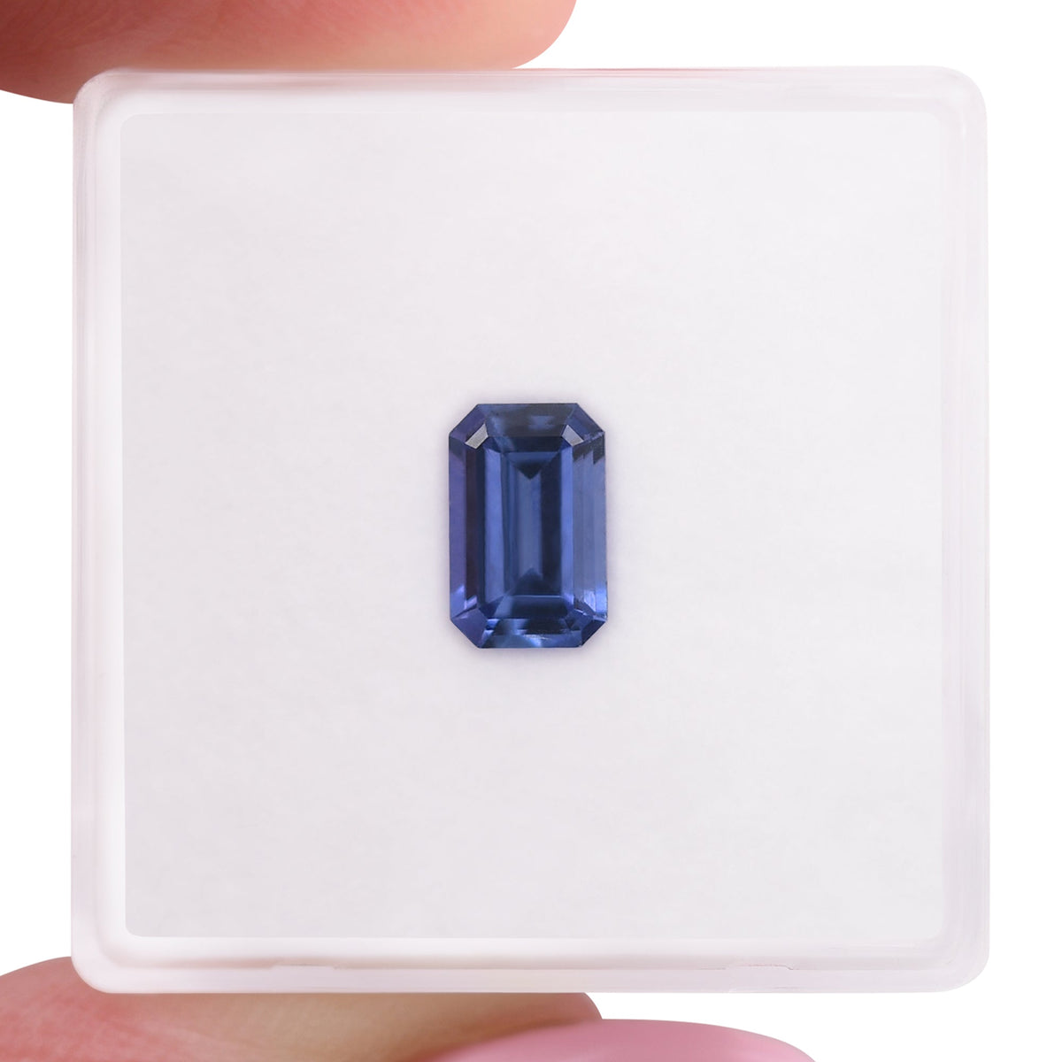 Smaragd-Saphir | 1,11 ct | Blau | Ref. 723924