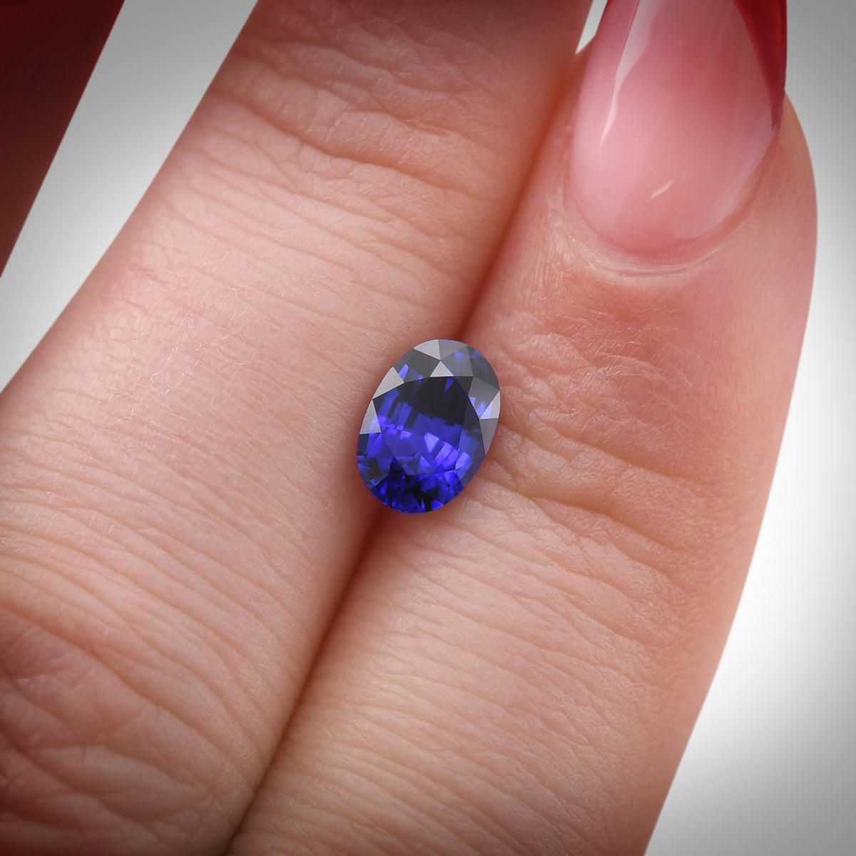 Ovaler Saphir | 1,3 ct | Blau | Ref. 711492