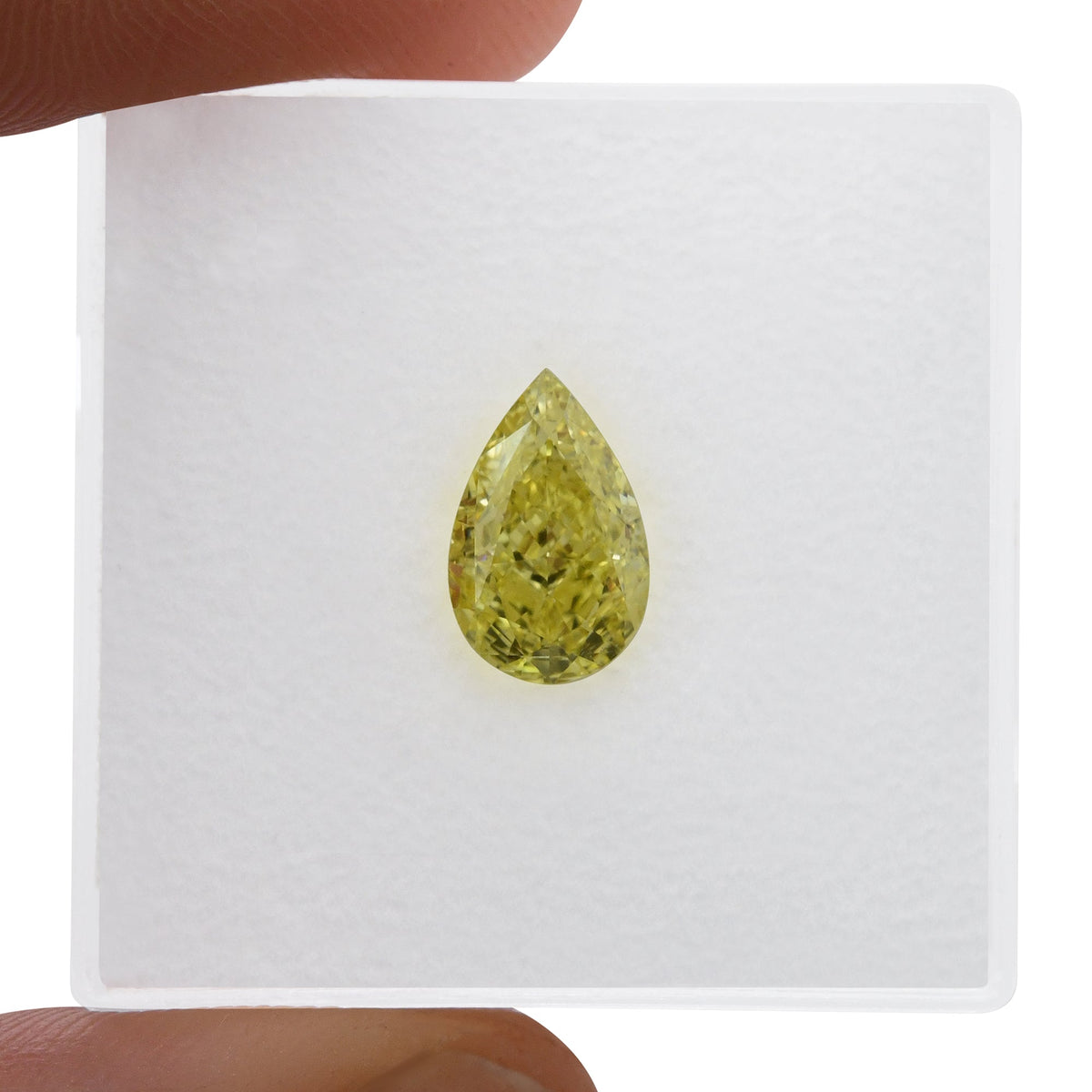 Birnenförmiger Diamant | 1,36 ct | Intensiv gelb | VVS1 | GIA | Ref. 721434