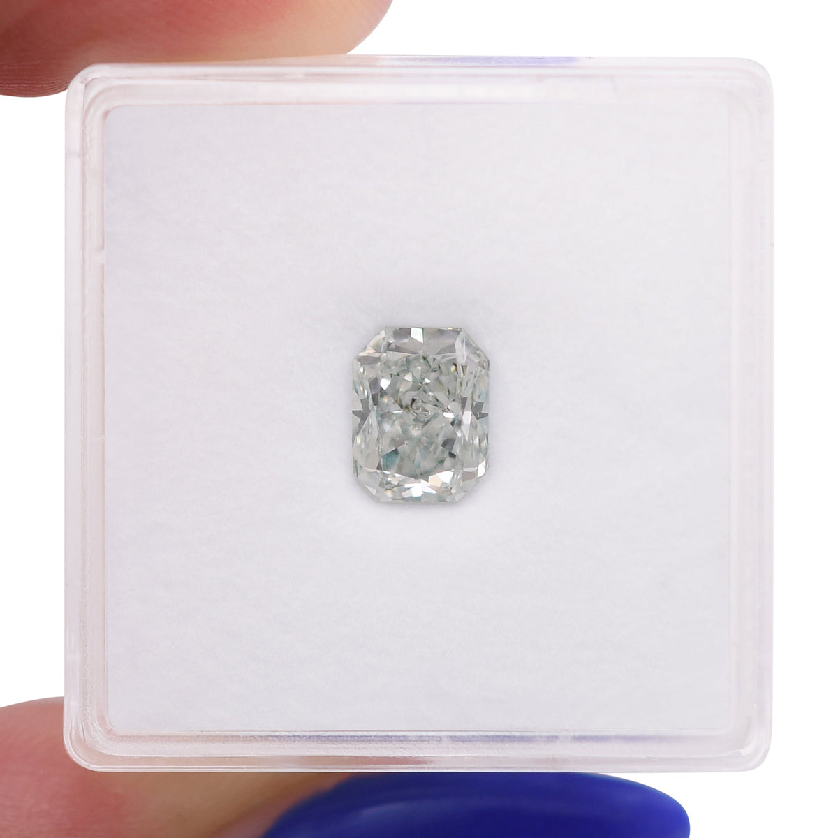 Strahlender Diamant | 1,36 ct | Hellblaugrün | SI2 | GIA | Ref. 722447