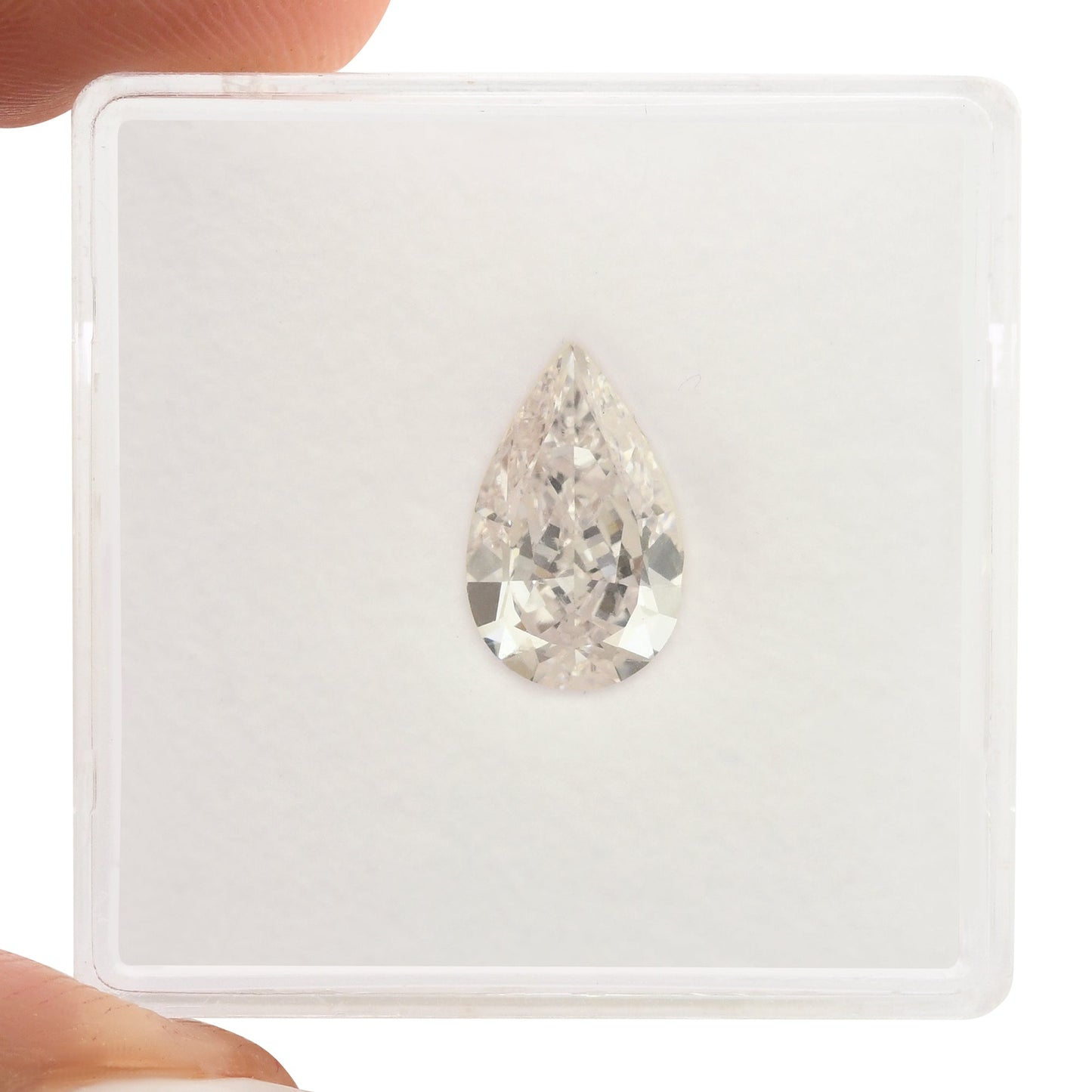 1,50 Karat zartrosa Birnenförmiger Diamant VS2 GIA