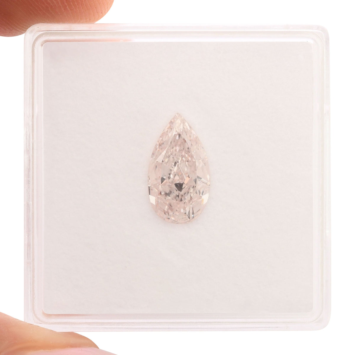 Birnenförmiger Diamant | 1,51 ct | Sehr helles Rosa | VS1 | GIA | Ref. 700391
