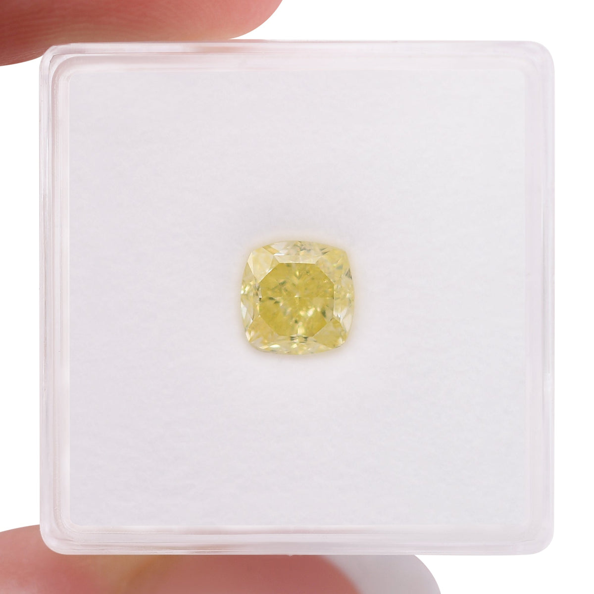 Kissenförmiger Diamant | 1,51 ct | Gelbschliff | Reinheitsgrad VS1 | GIA-zertifiziert | Ref. 714615
