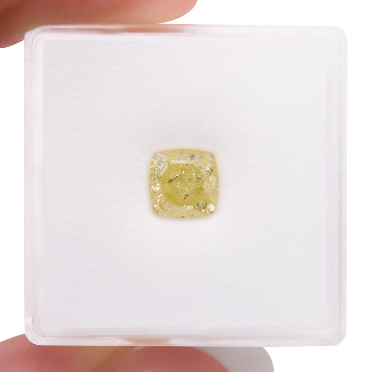 Kissenförmiger Diamant | 1,52 ct | Gelbgoldener Schliff | Reinheitsgrad VS1 | GIA-zertifiziert | Ref. 714608