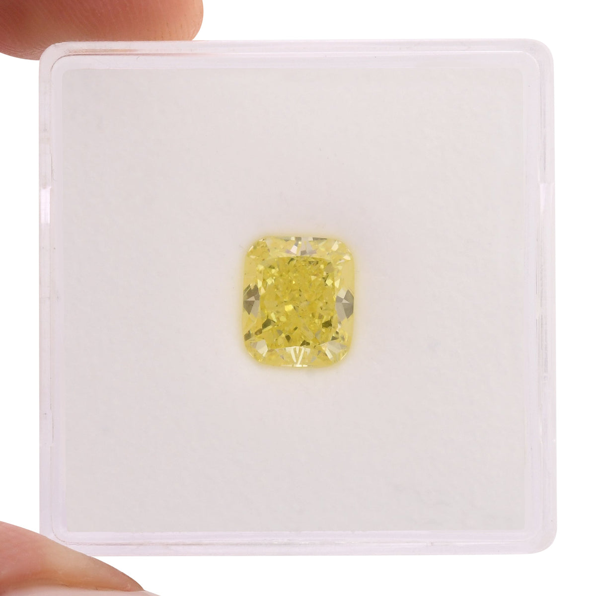 Kissenförmiger Diamant | 1,61 ct | Intensiv gelb | SI2 | GIA | Ref. 716588