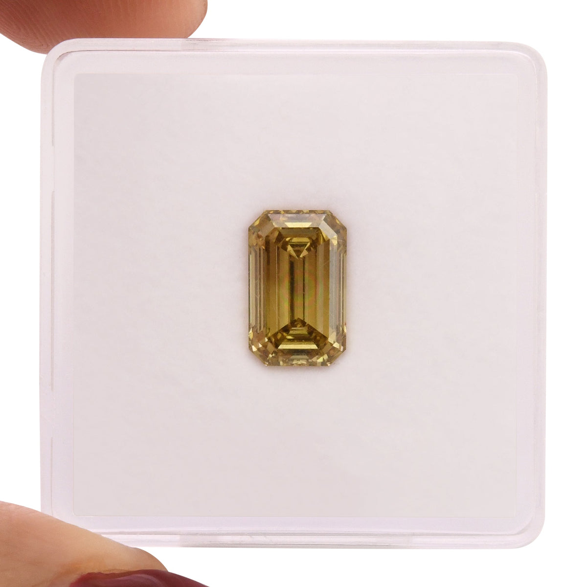 Smaragd-Diamant | 1,7 ct | Fancy Brown Yellow | VS1 | GIA | Ref 709906
