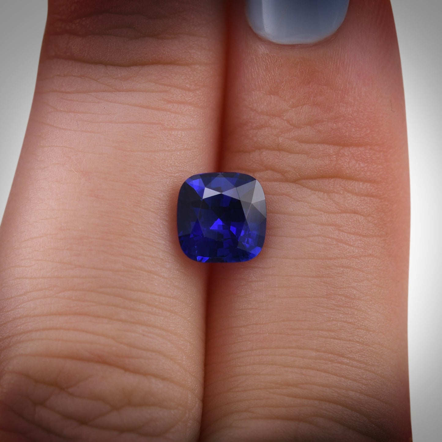 1,93 Karat blauer Kissen-Saphir aus Sri Lanka
