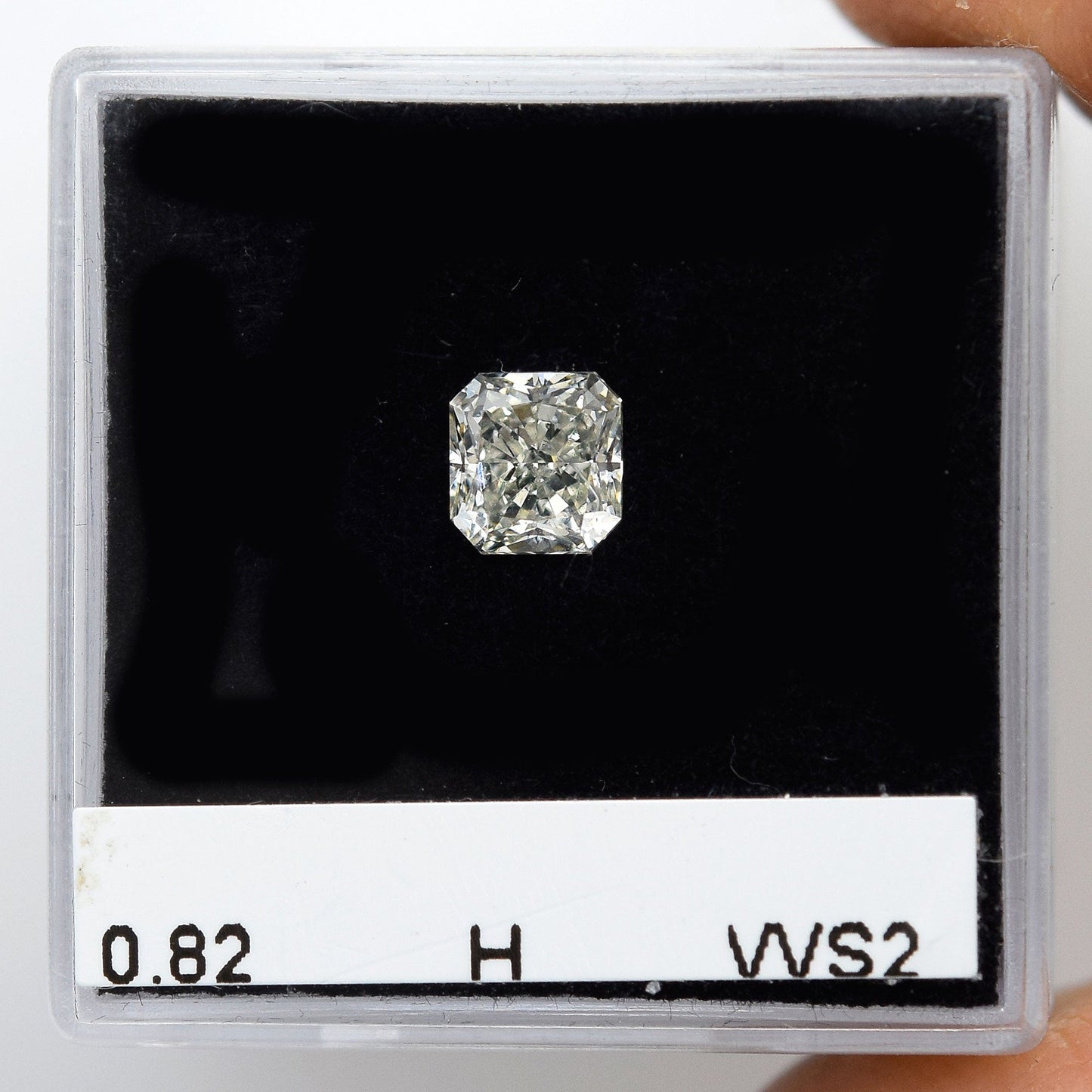 0,82 Karat H Radiant Diamant VVS2 IGI