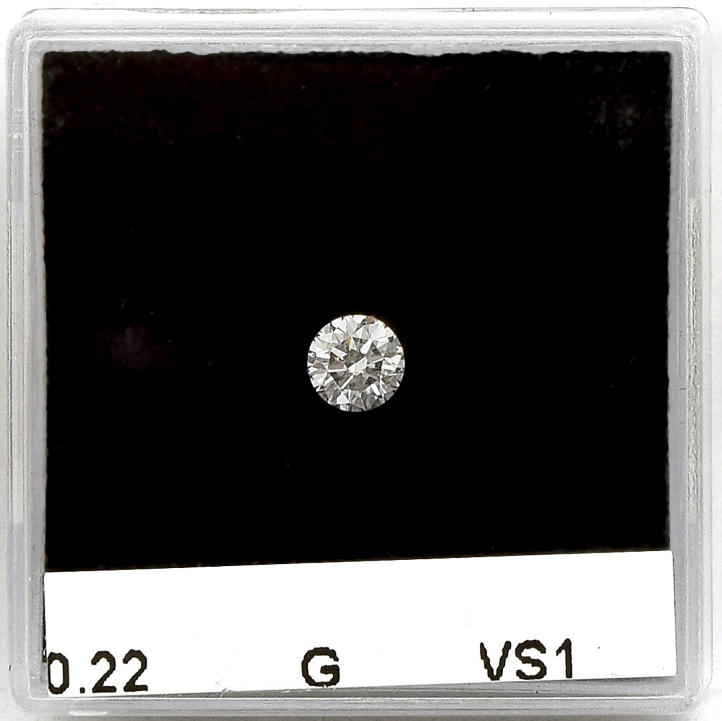 0,22 Karat G Rundbrillant Diamant VS1 IGI