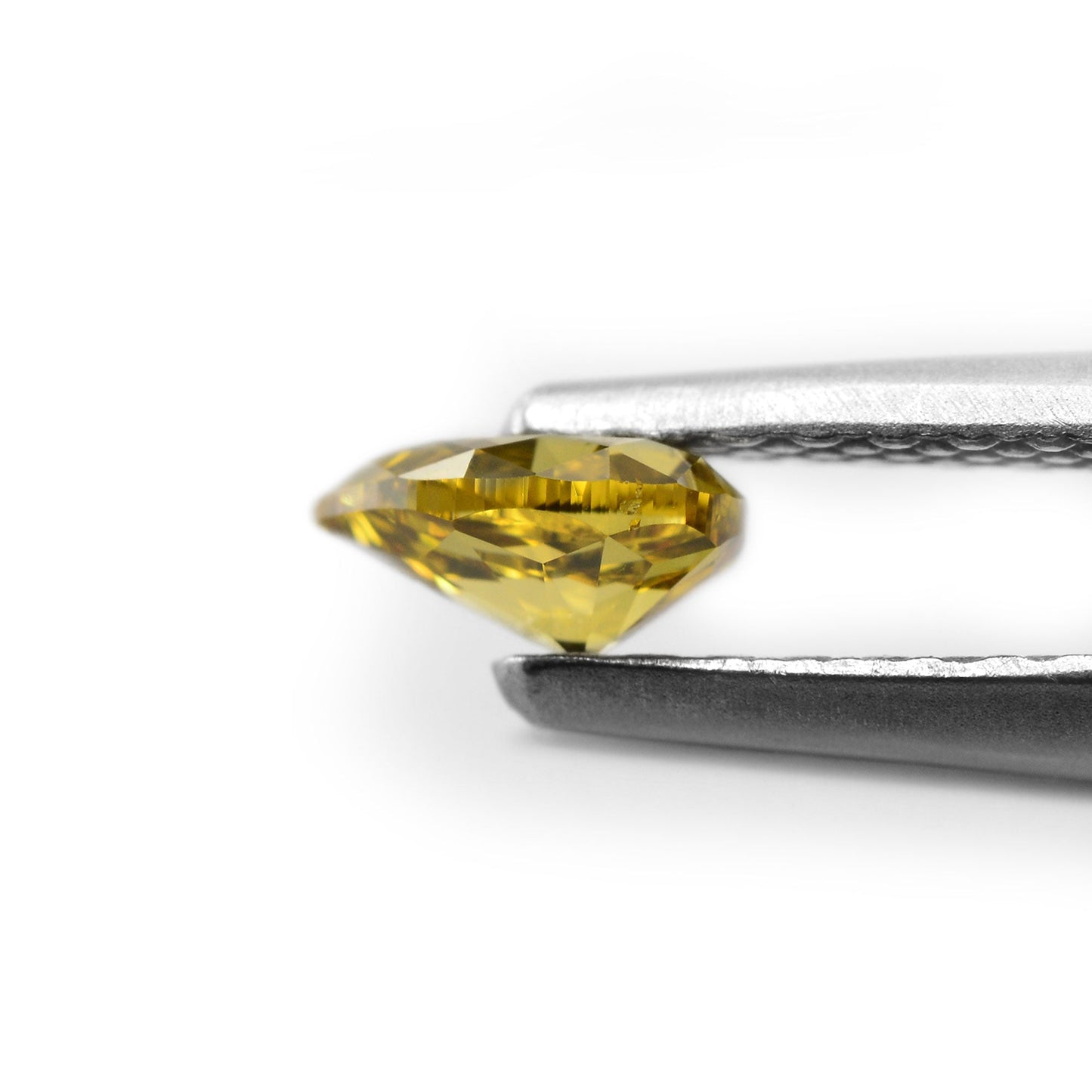0,28 Karat Fancy Deep Brownish Yellow Birnenförmiger Diamant (SI1) GIA