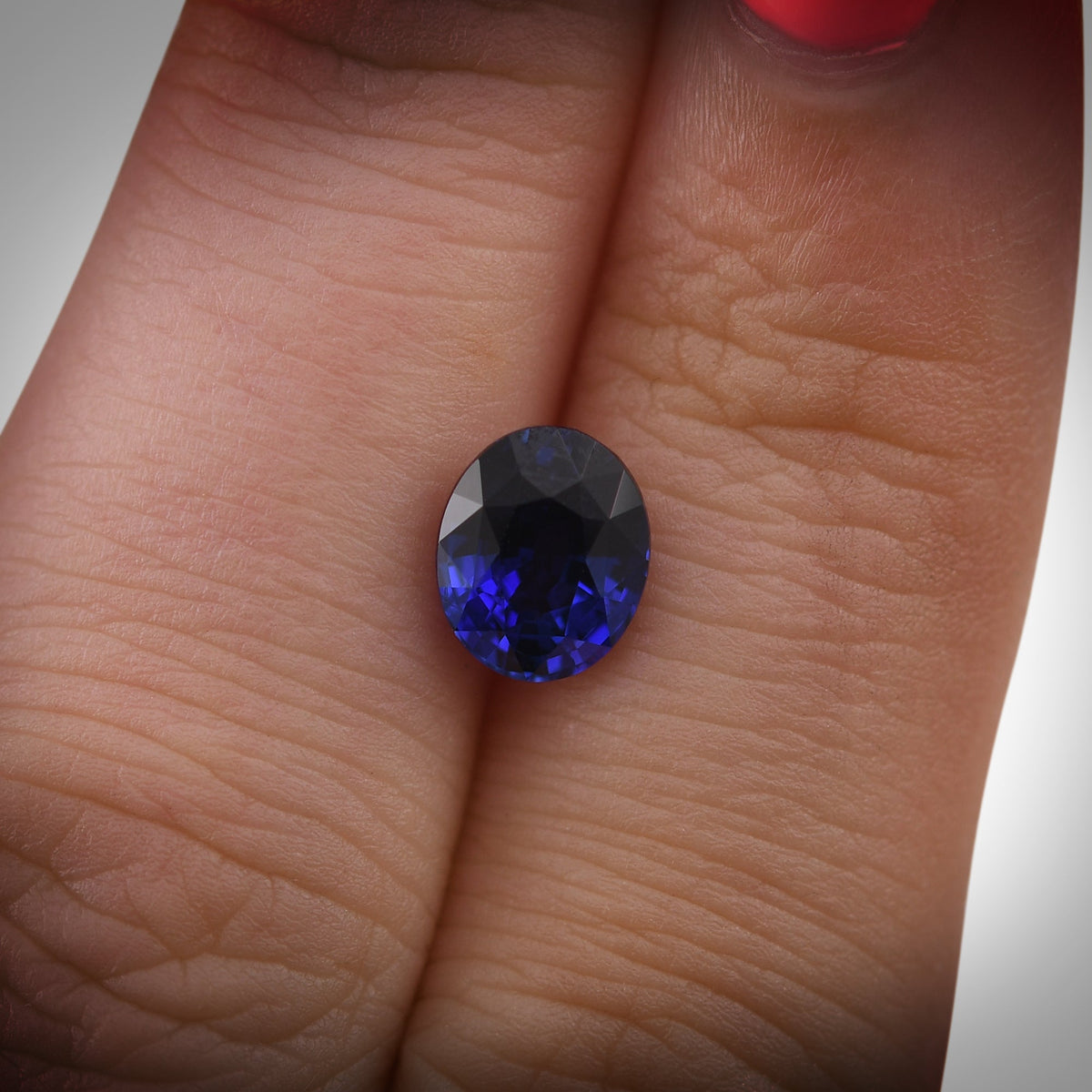 Ovaler Saphir | 2,06 ct | Blau | Ref. 692279
