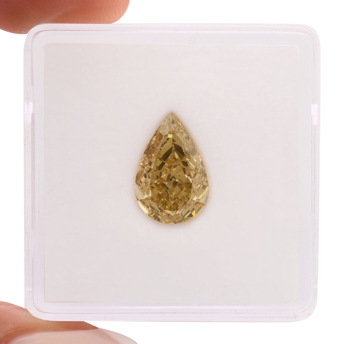 Birnenförmiger Diamant | 2,14 ct | Dunkelbraungelb | VS2 | GIA | Ref. 716290