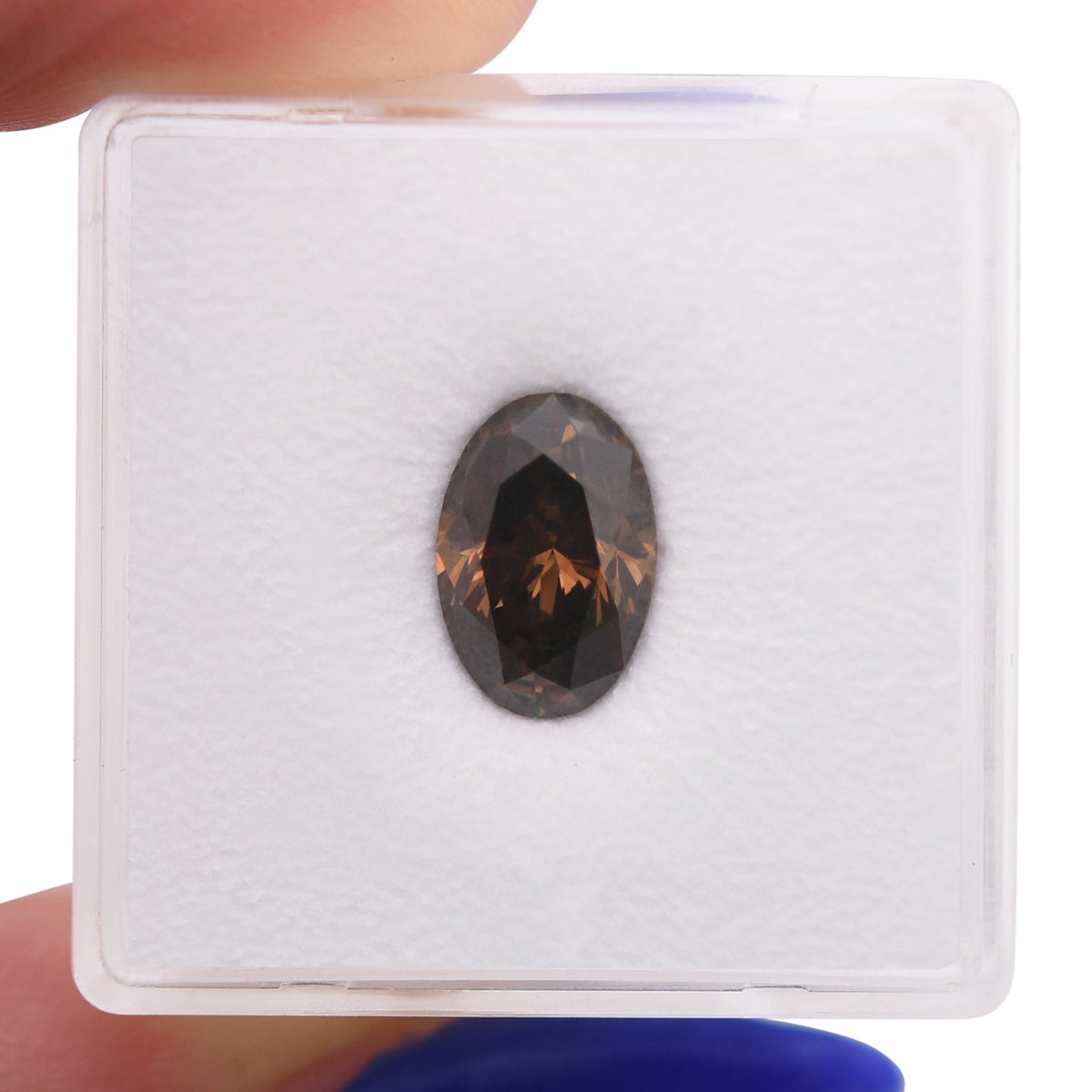 Ovaler Diamant | 2,17 ct | Dunkelorangebraun | SI1 | GIA | Ref. 722460