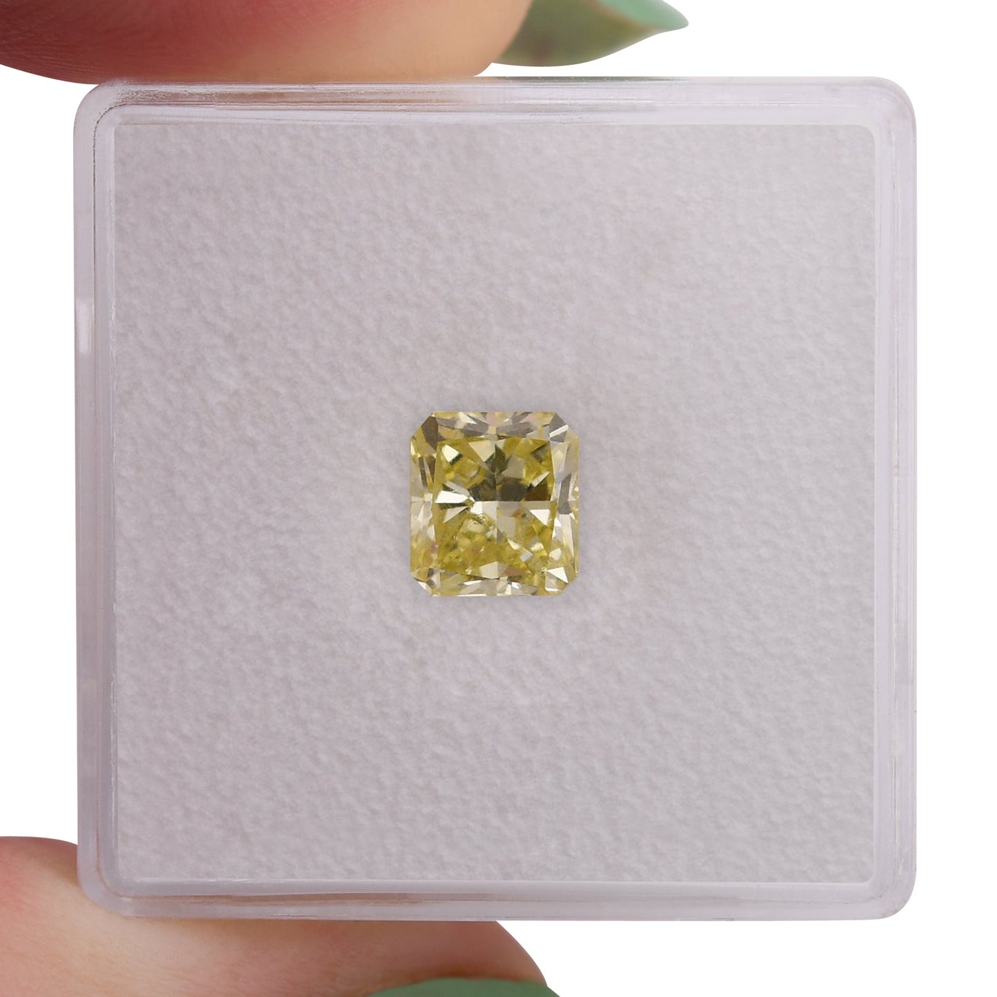 1.22 Carat Fancy Intense Yellow Radiant Diamond VS1 GIA