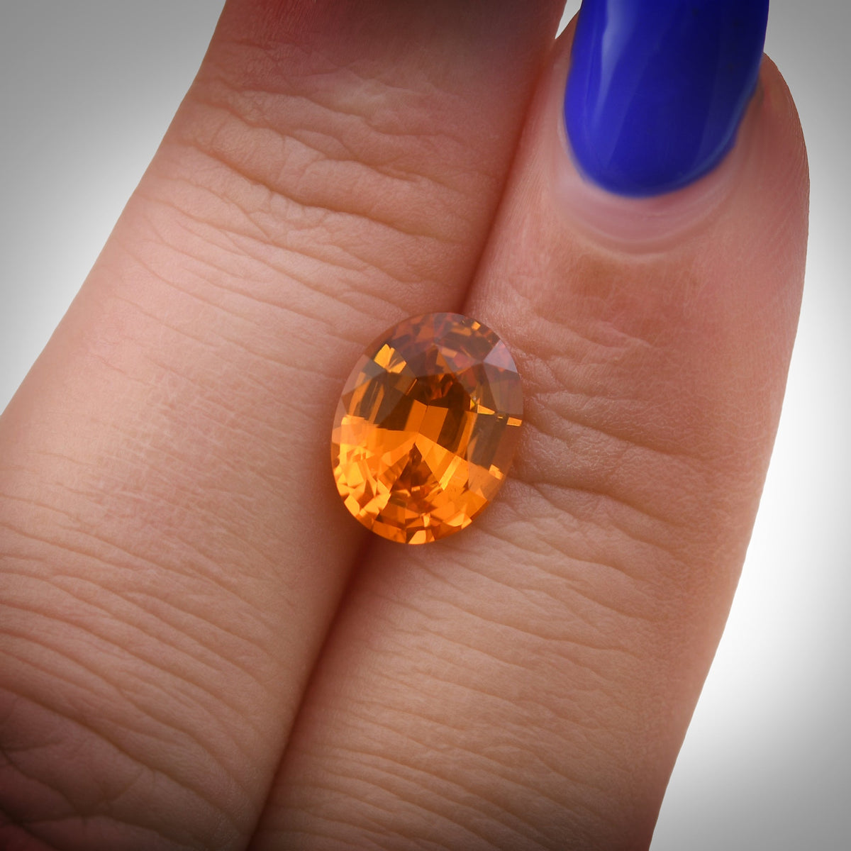 Ovaler Saphir | 3,07 ct | Orange | GIA | Ref. 721167