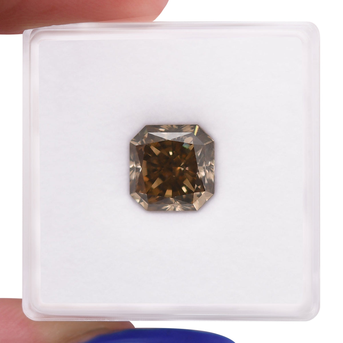 Radiant Diamond | 3.1 ct | Fancy Yellow Brown | VS1 | GIA | Ref 722459