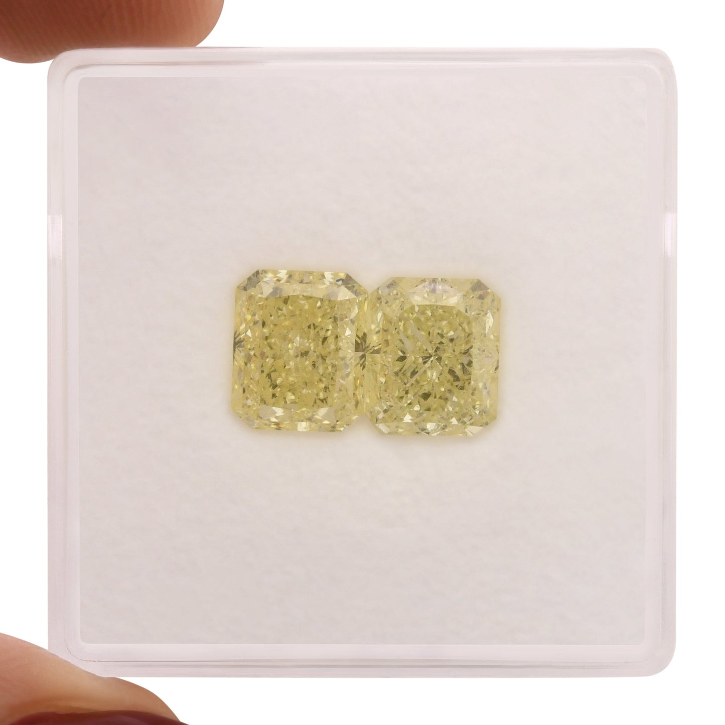 3,41 Karat hellgelbe, strahlende Diamanten, VS2, GIA