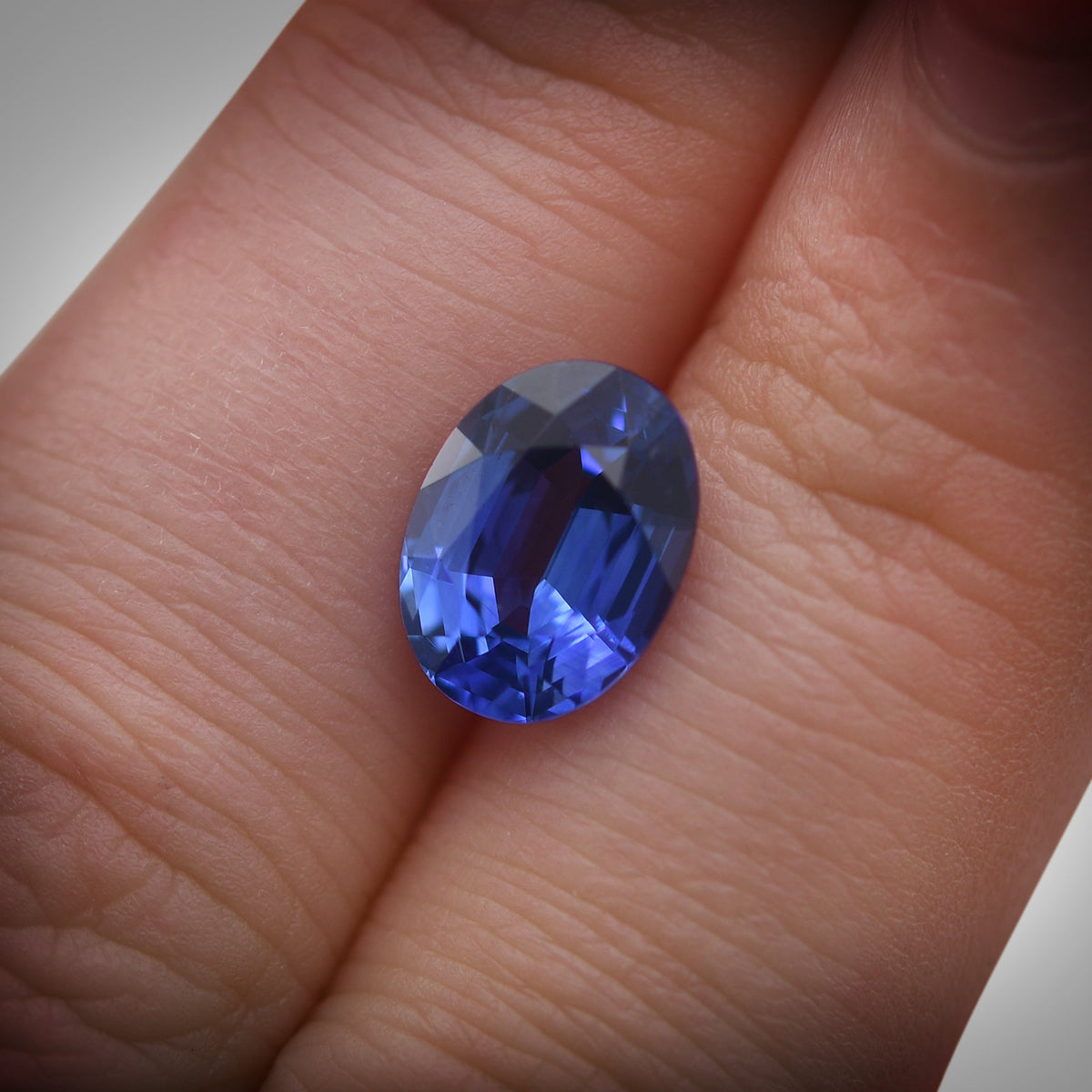 Ovaler Saphir | 3,59 ct | Blau | CD | Ref. 711351