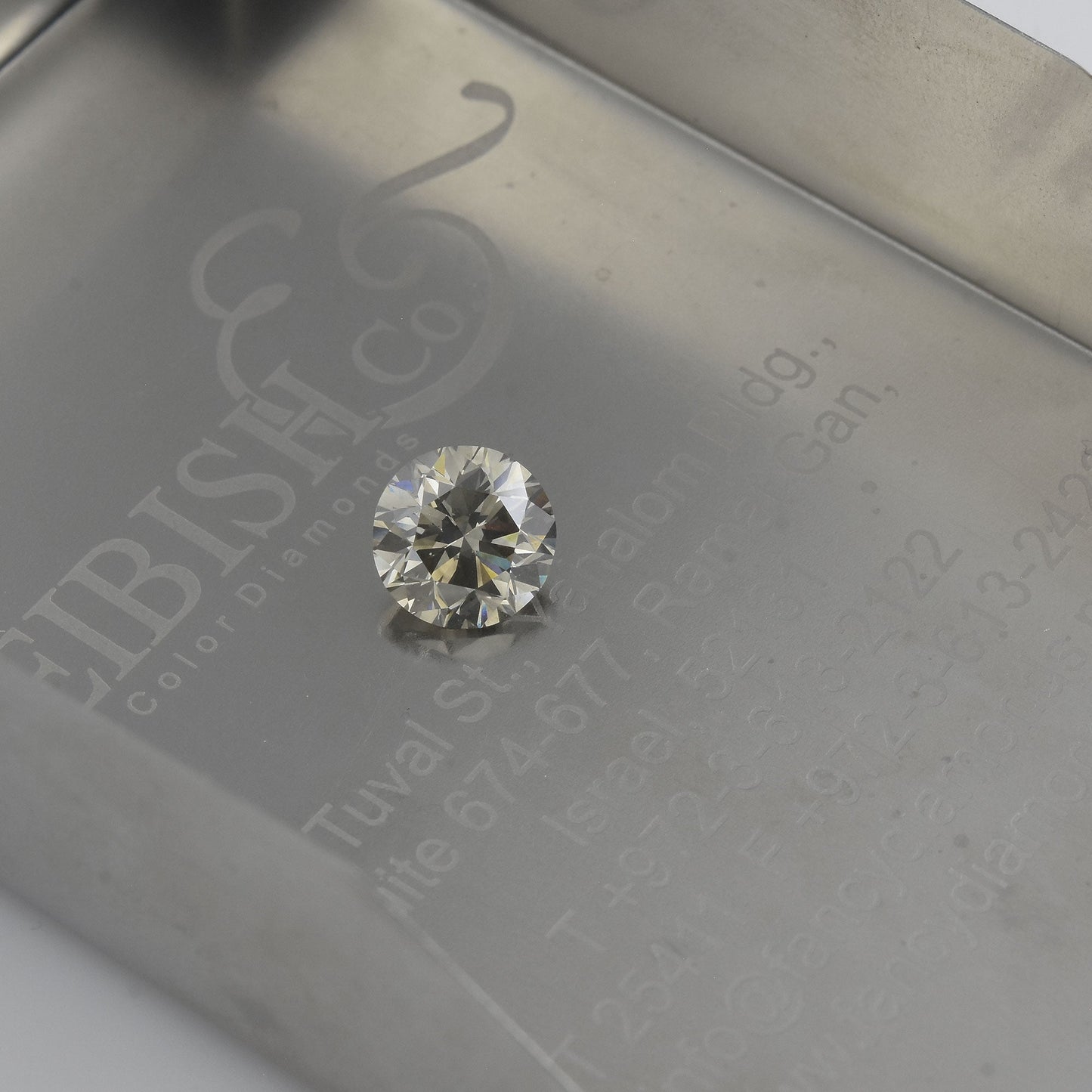 2,04 Karat Fancy Gray Rundbrillanter SI2 GIA