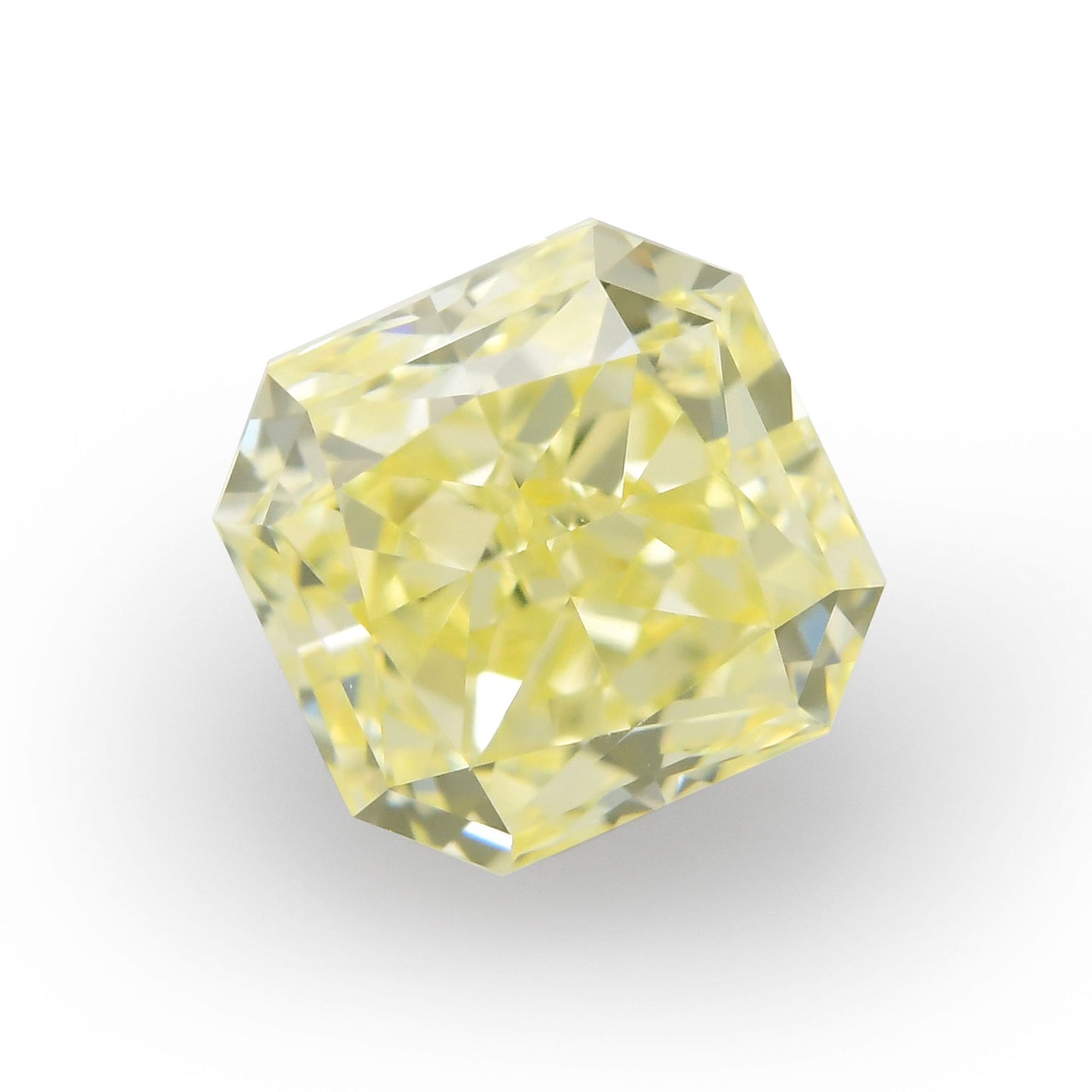 0,53 Karat Fancy Yellow Radiant VVS1 IGI