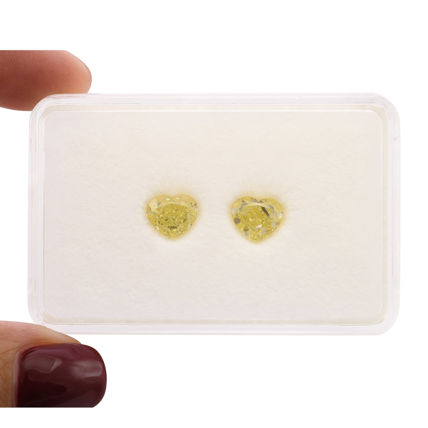 4,01 Karat Fancy Light Yellow Herz-Diamanten VS2 GIA