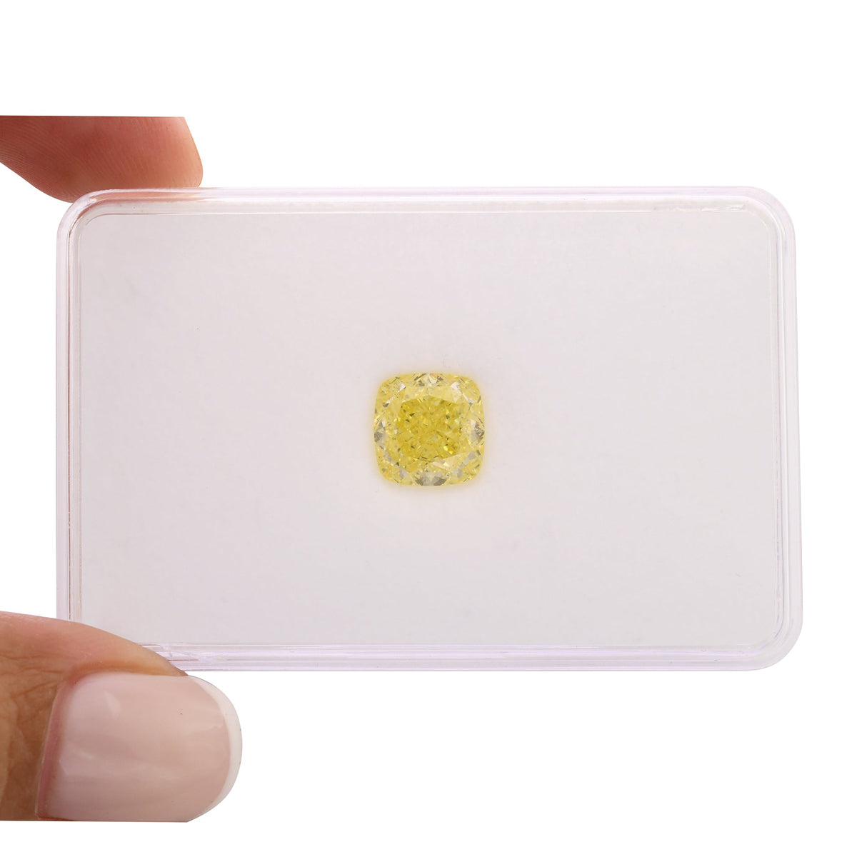 Kissenförmiger Diamant | 4,07 ct | Intensiv gelb | VS1 | GIA | Ref. 716587
