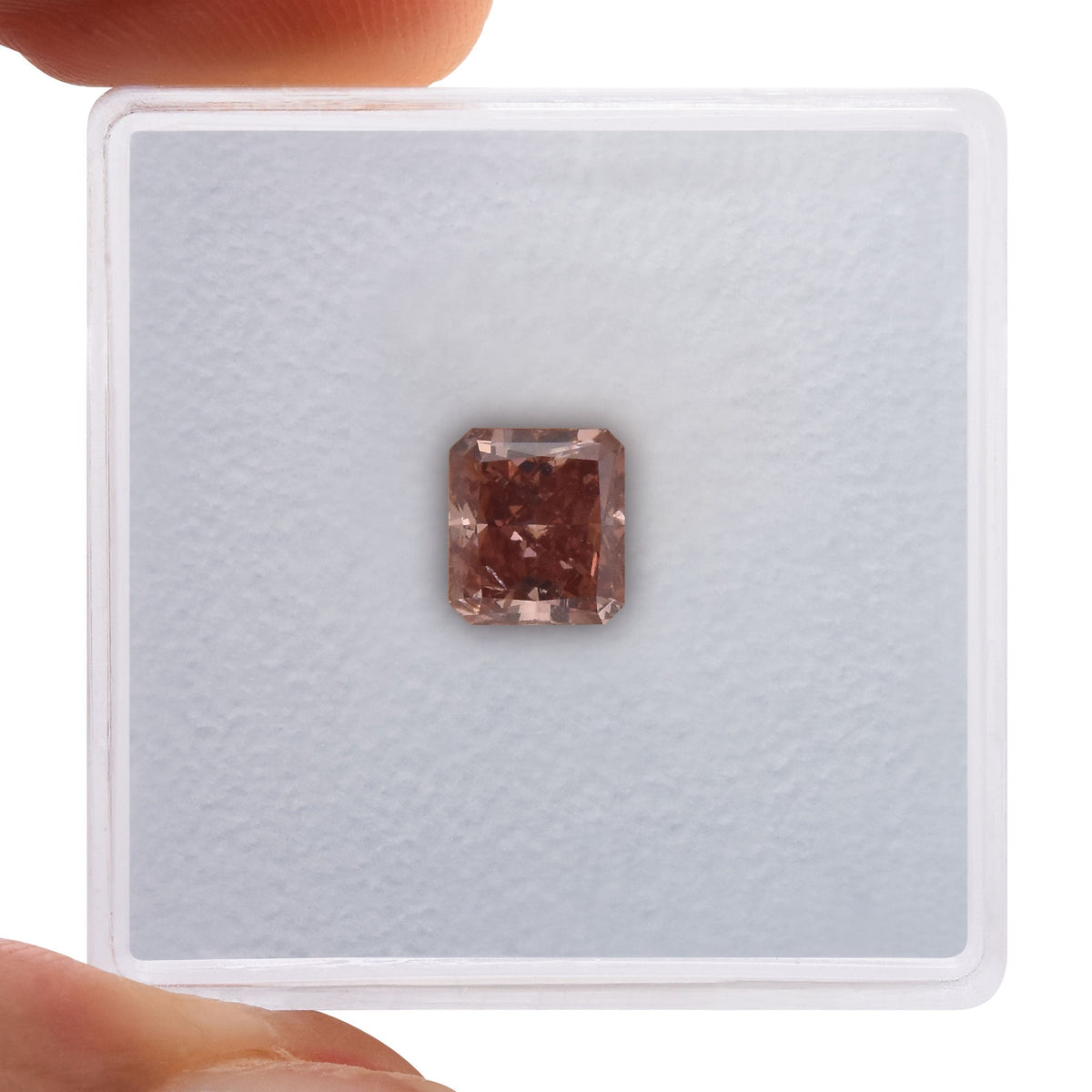 Strahlender Diamant | 1,13 ct | Fancy Deep Orange Pink | (SI2) | GIA | Ref 400440