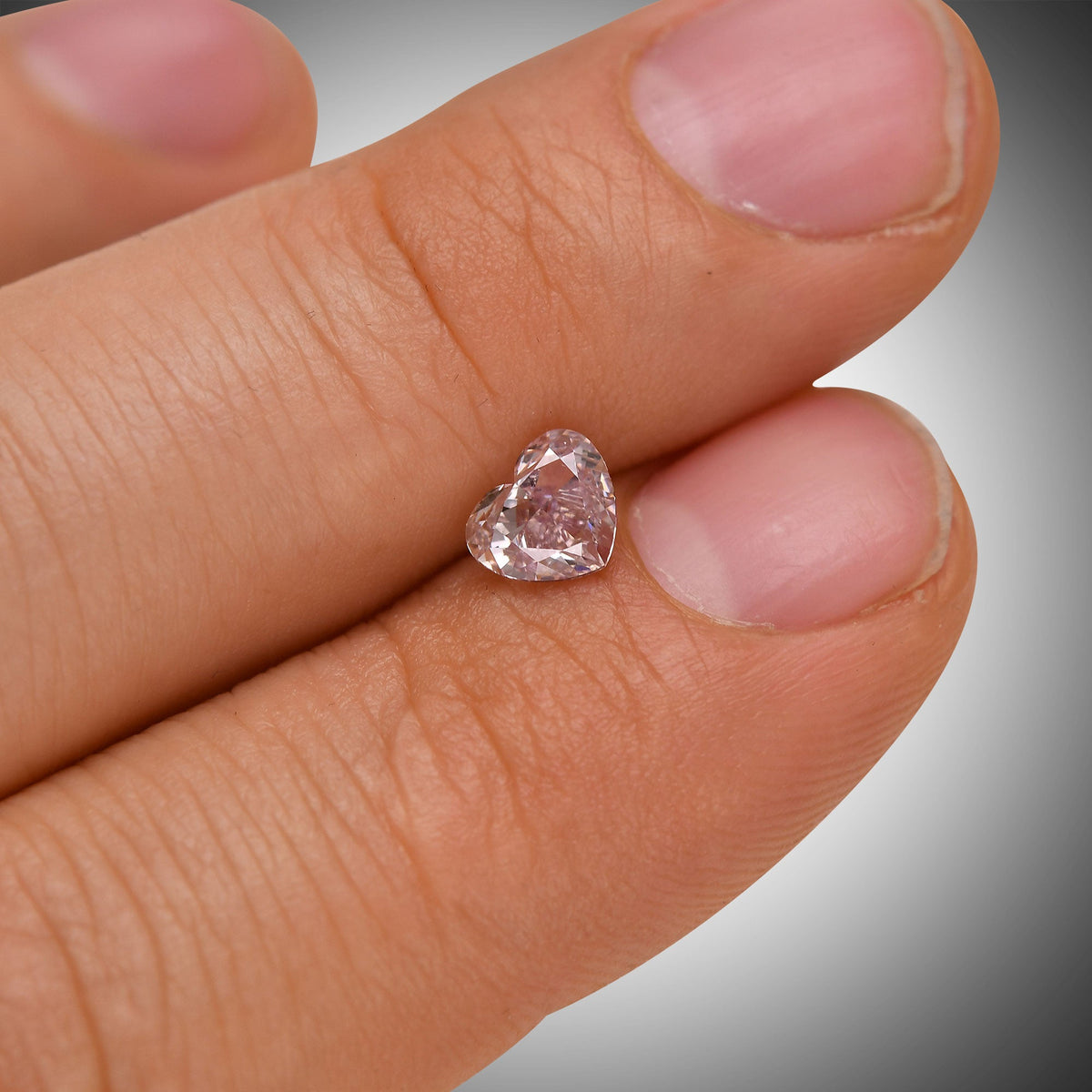 1.01 Carat Fancy Brownish Pink HEART Diamond VS1 GIA
