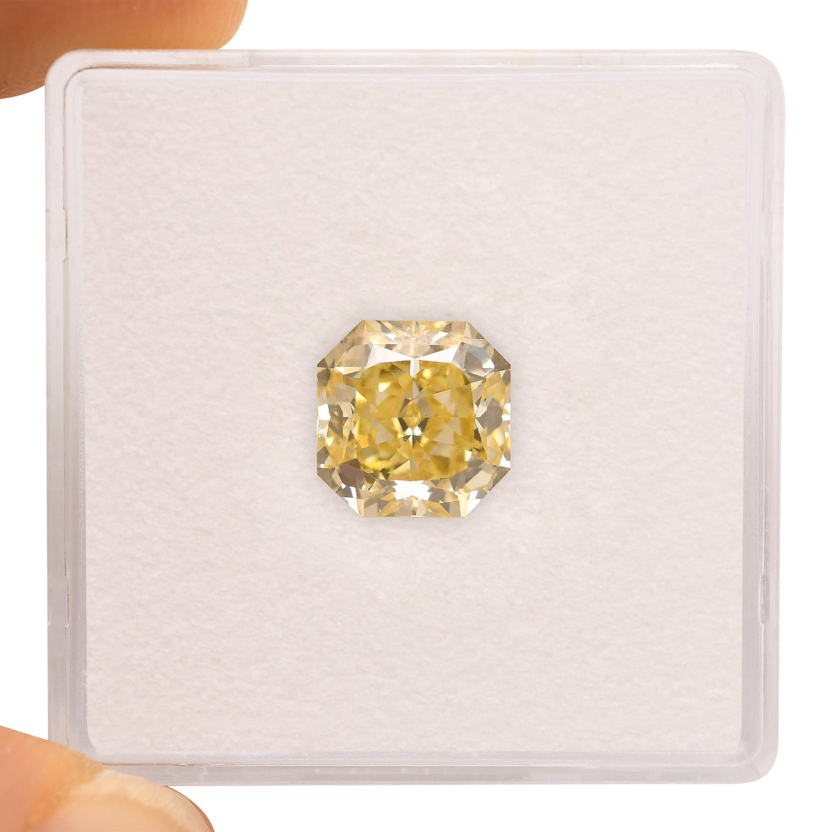 2.05 Carat Fancy Brownish Yellow Radiant Diamond VVS1 GIA
