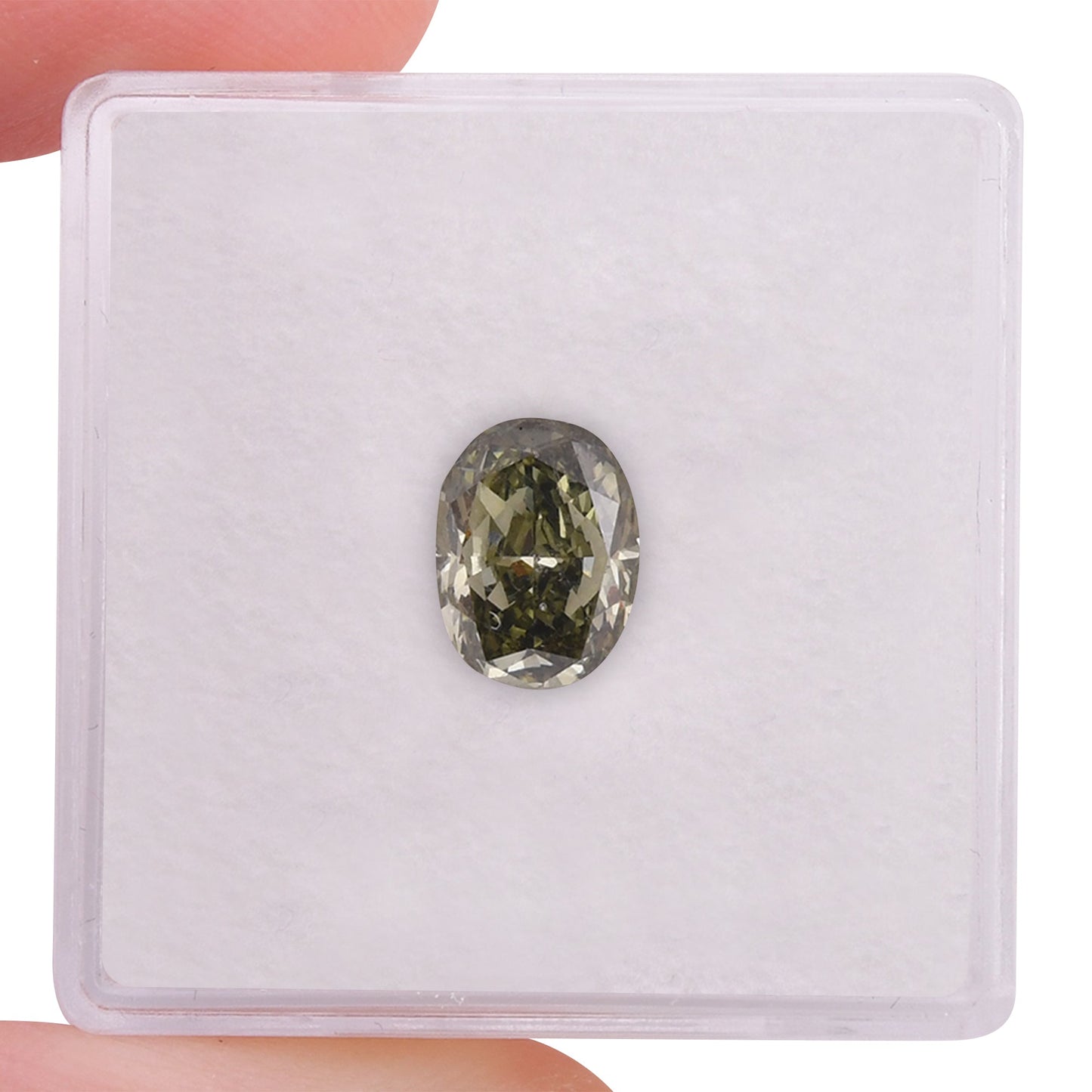 1.41 Carat Chameleon Oval Diamond VS2 GIA