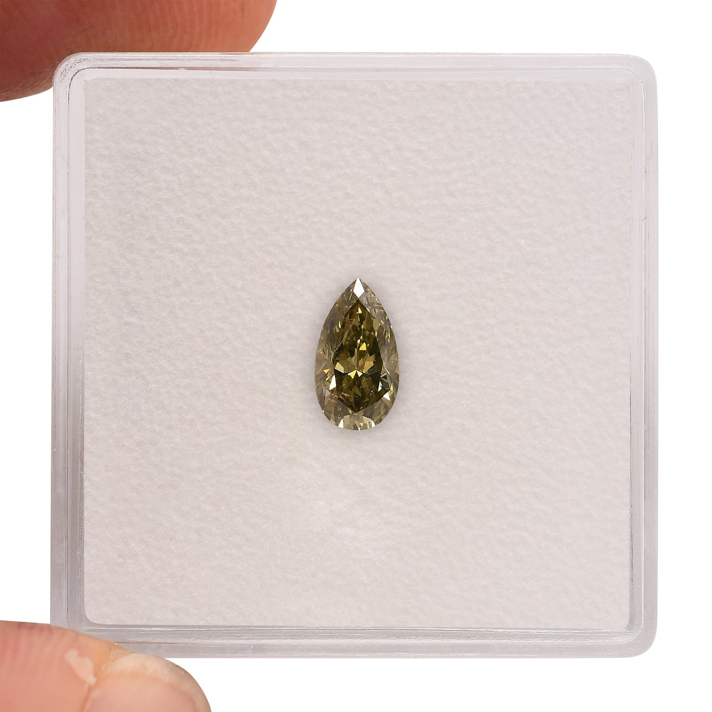 0,44 Karat Chamäleon-Birnen-Diamant SI2 GIA