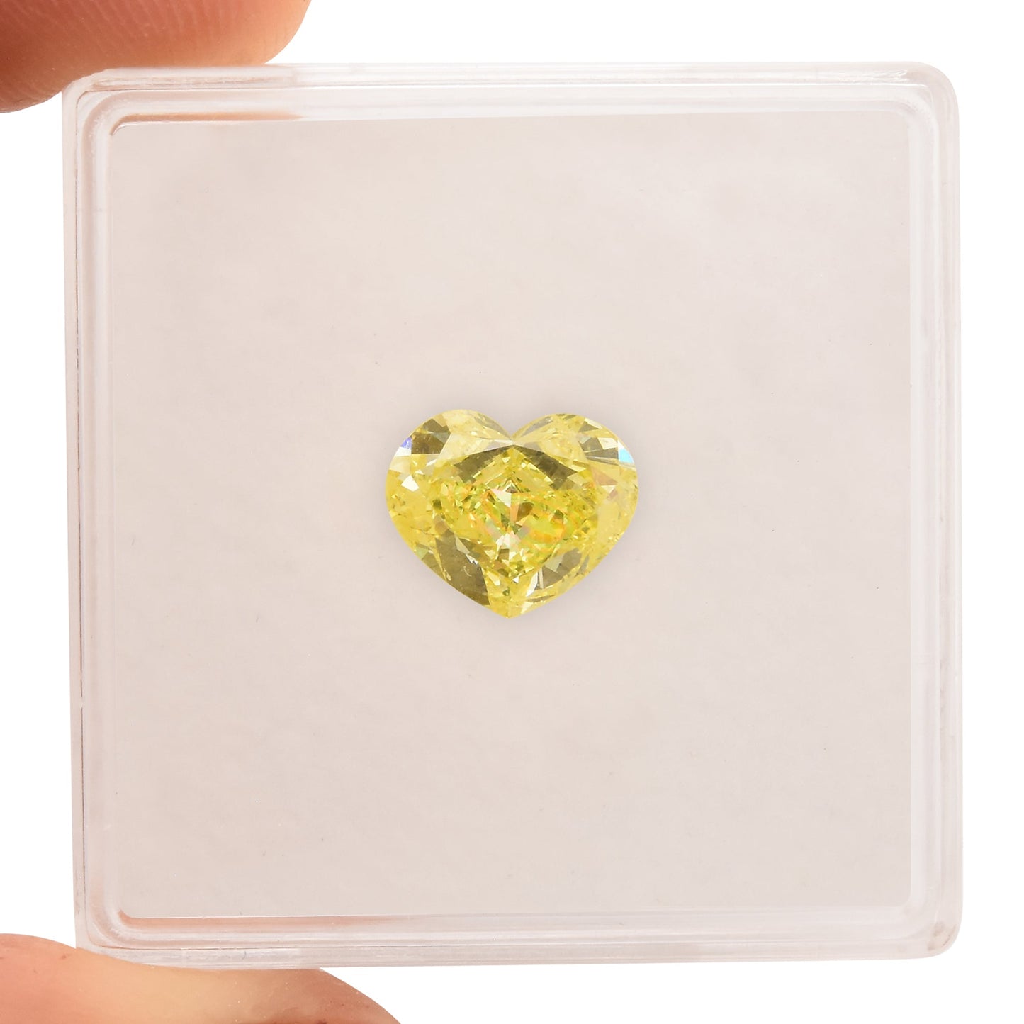 1,35 Karat Fancy Yellow Heart Diamant VVS1 GIA