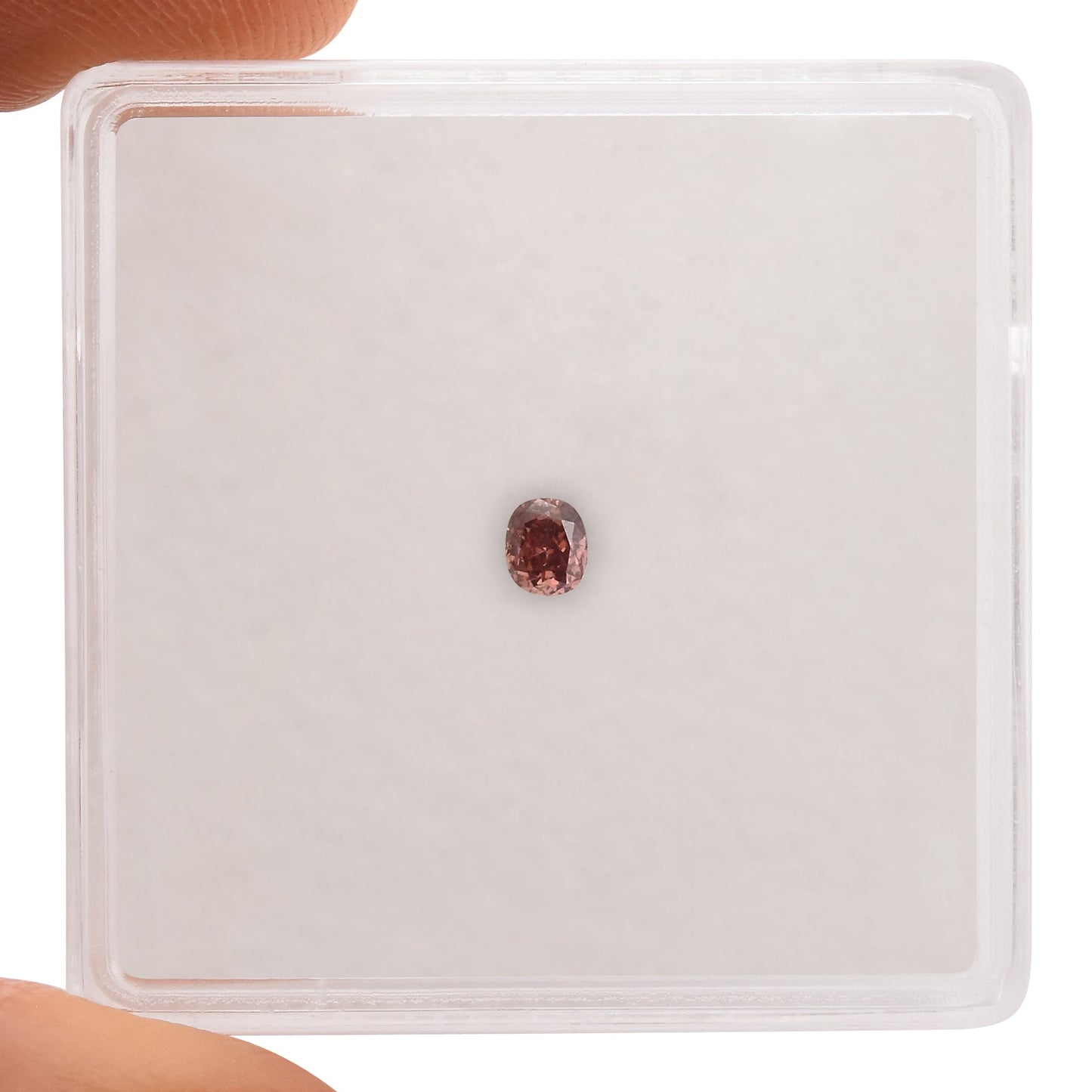0,08 Karat Fancy Deep Pink Cushion Diamant (VS2) GIA