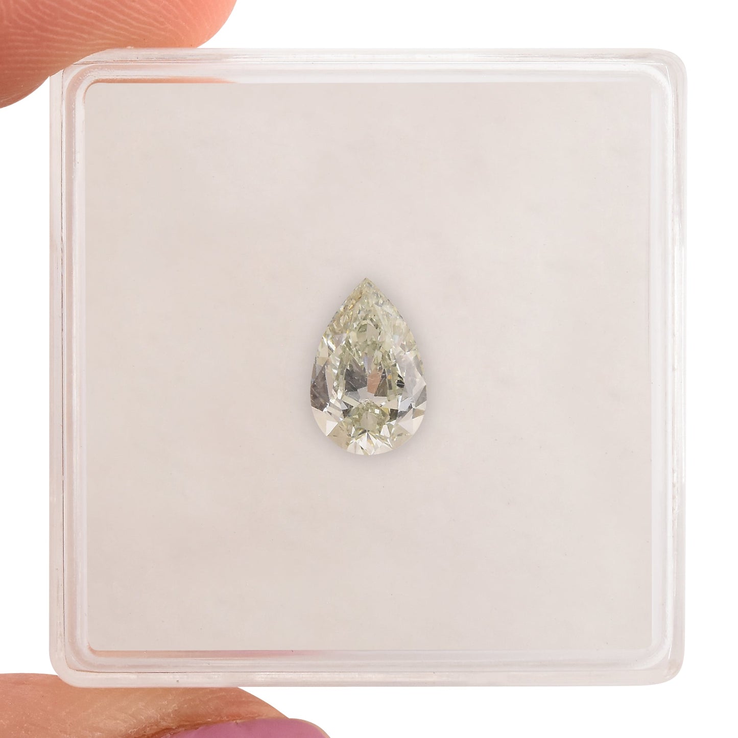 0.70 Carat Chameleon Pear Diamond VS2 GIA