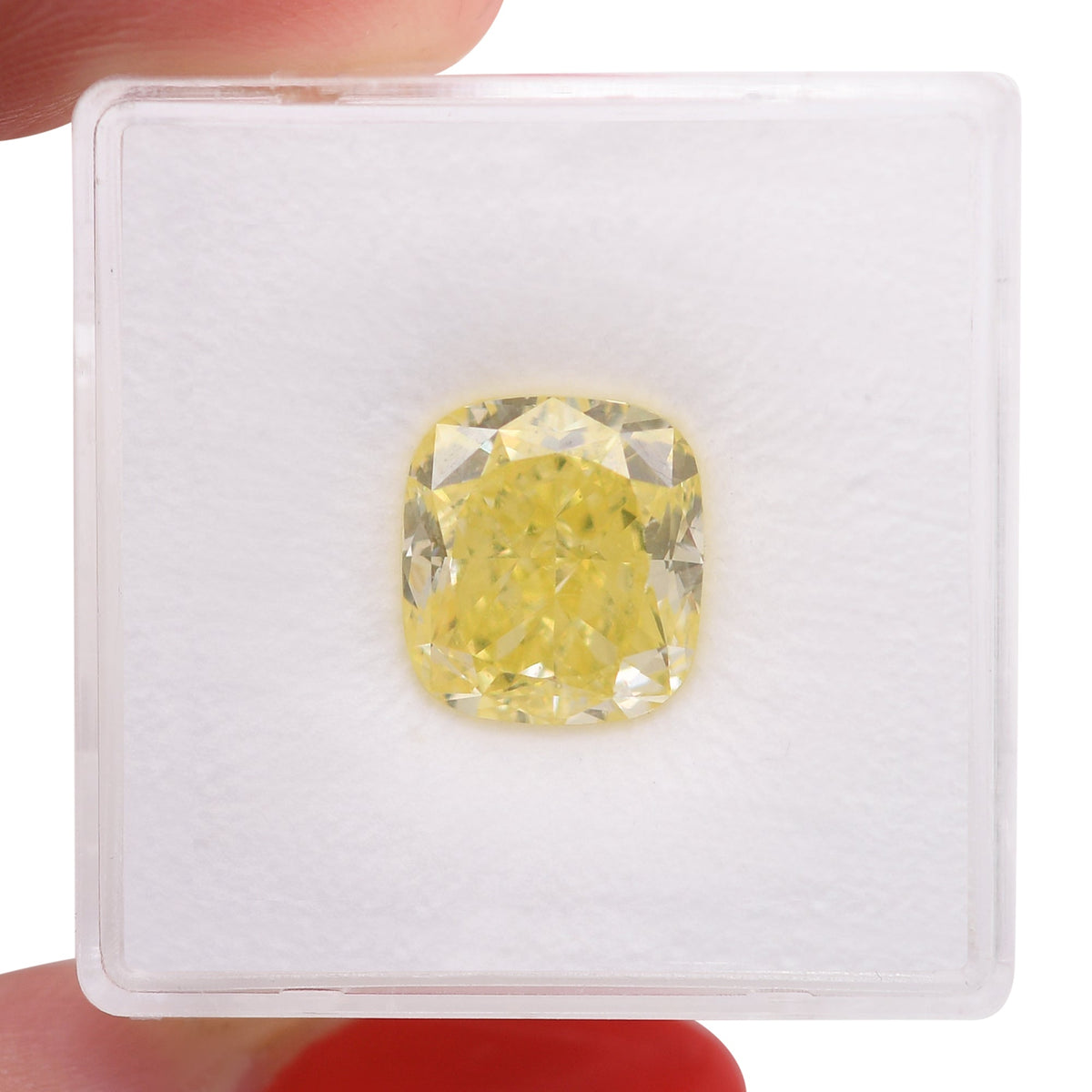 Kissenförmiger Diamant | 5,01 ct | Intensiv gelb | VS1 | GIA | Ref. 718974