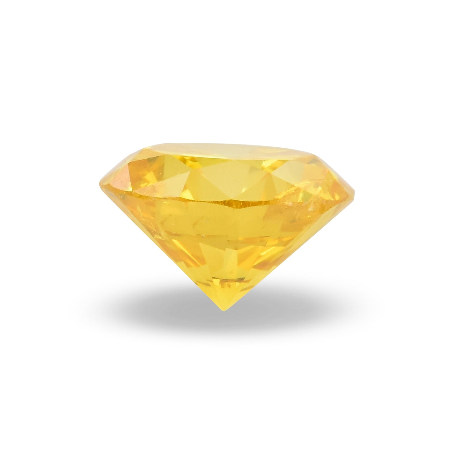 0,35 Karat Fancy Vivid Yellow Runddiamant (SI2) GIA