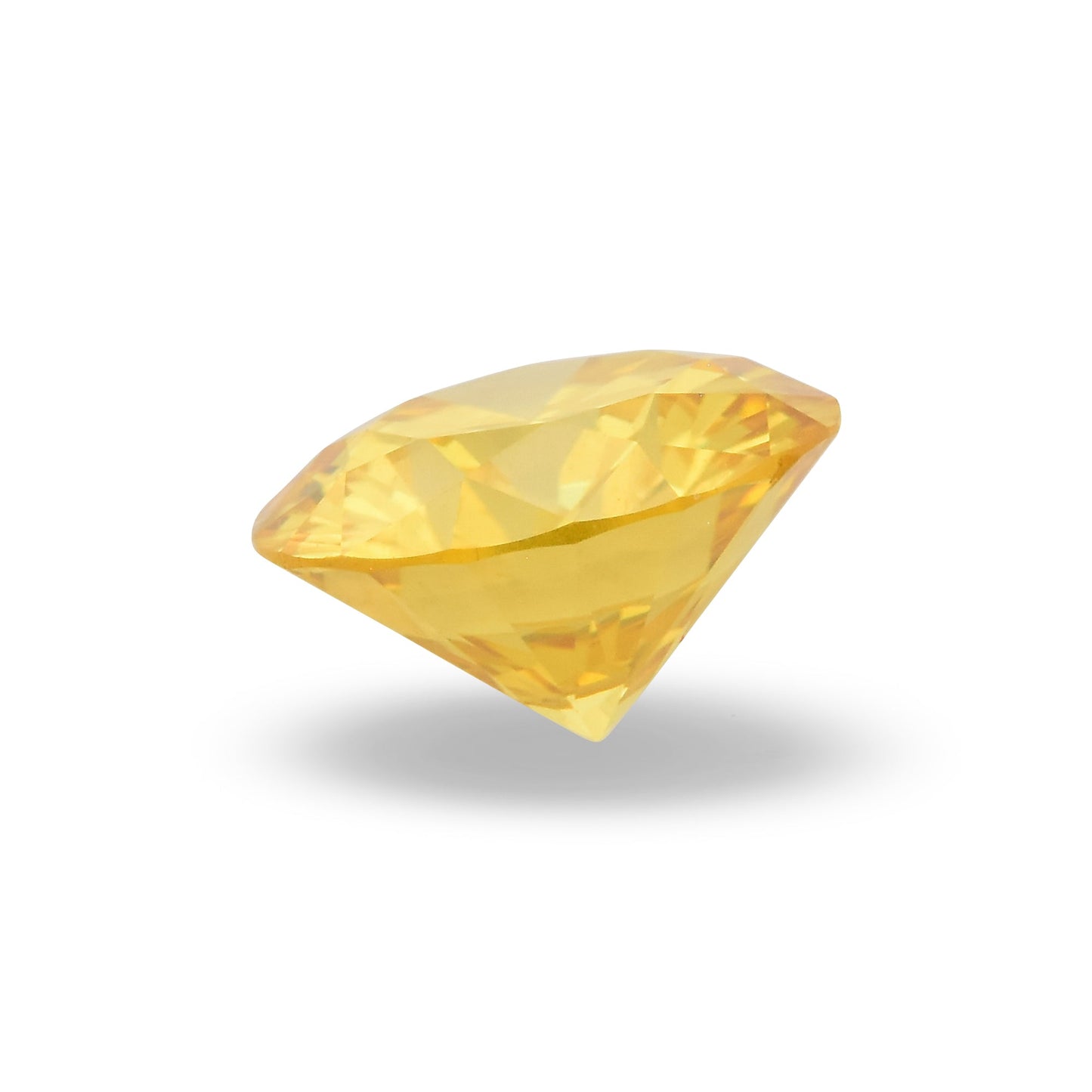 0,23 Karat Fancy Vivid Yellow Runddiamant (SI1) GIA