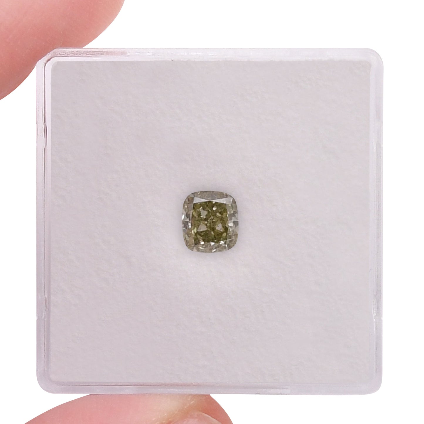 0.56 Carat Chameleon Cushion Diamond (I1) GIA