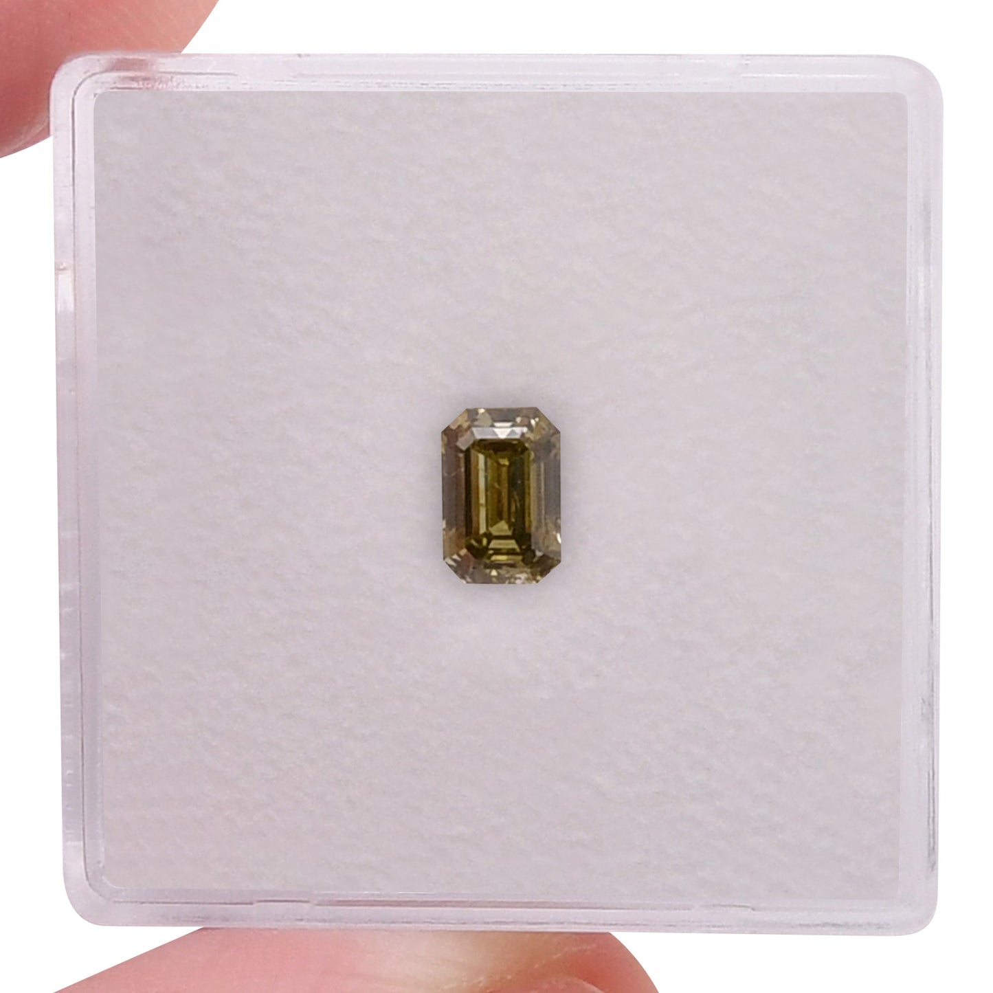 0.65 Carat Chameleon Emerald Diamond SI2 GIA