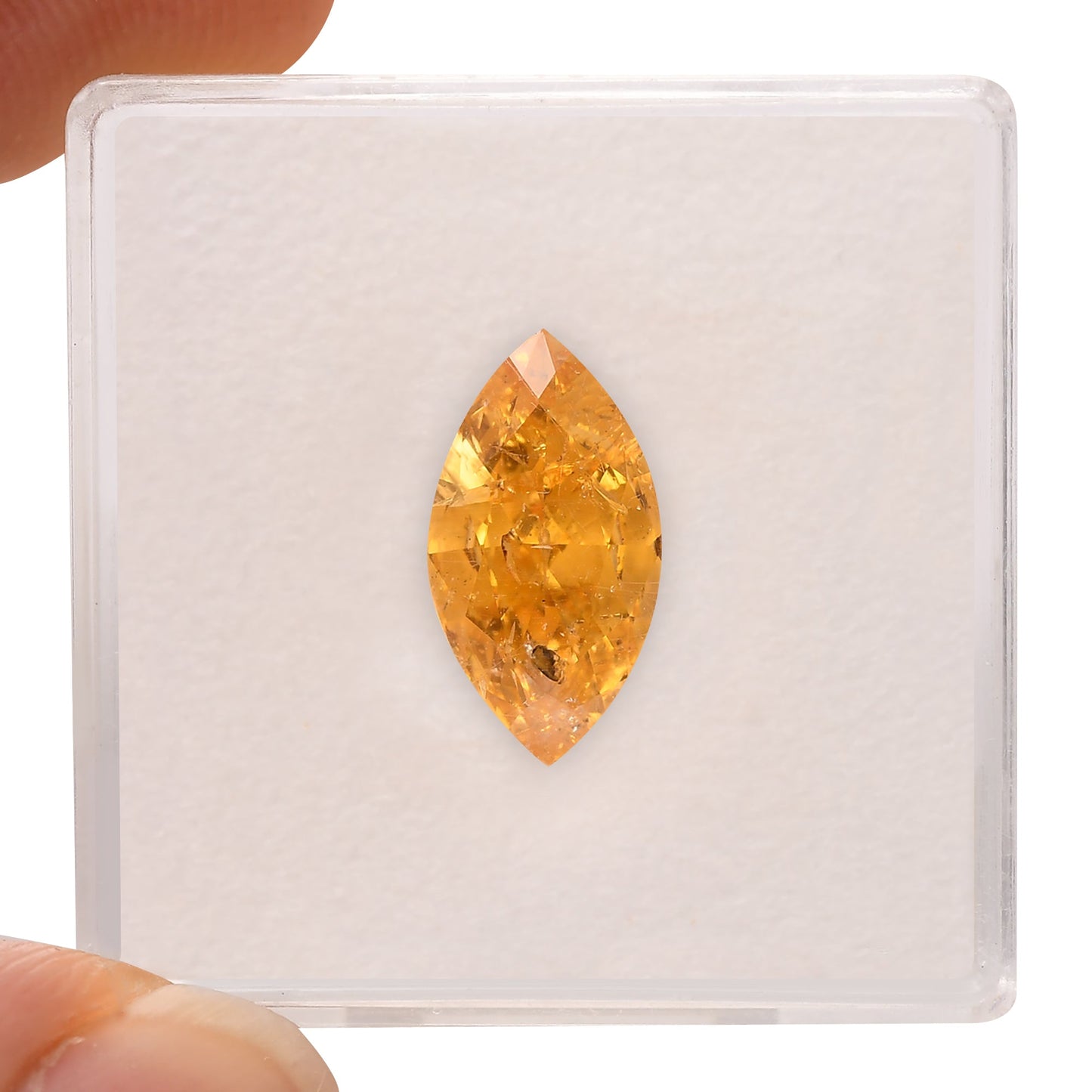 1,70 Karat Fancy Intense Yellow Orange Marquise-Diamant, GIA-zertifiziert