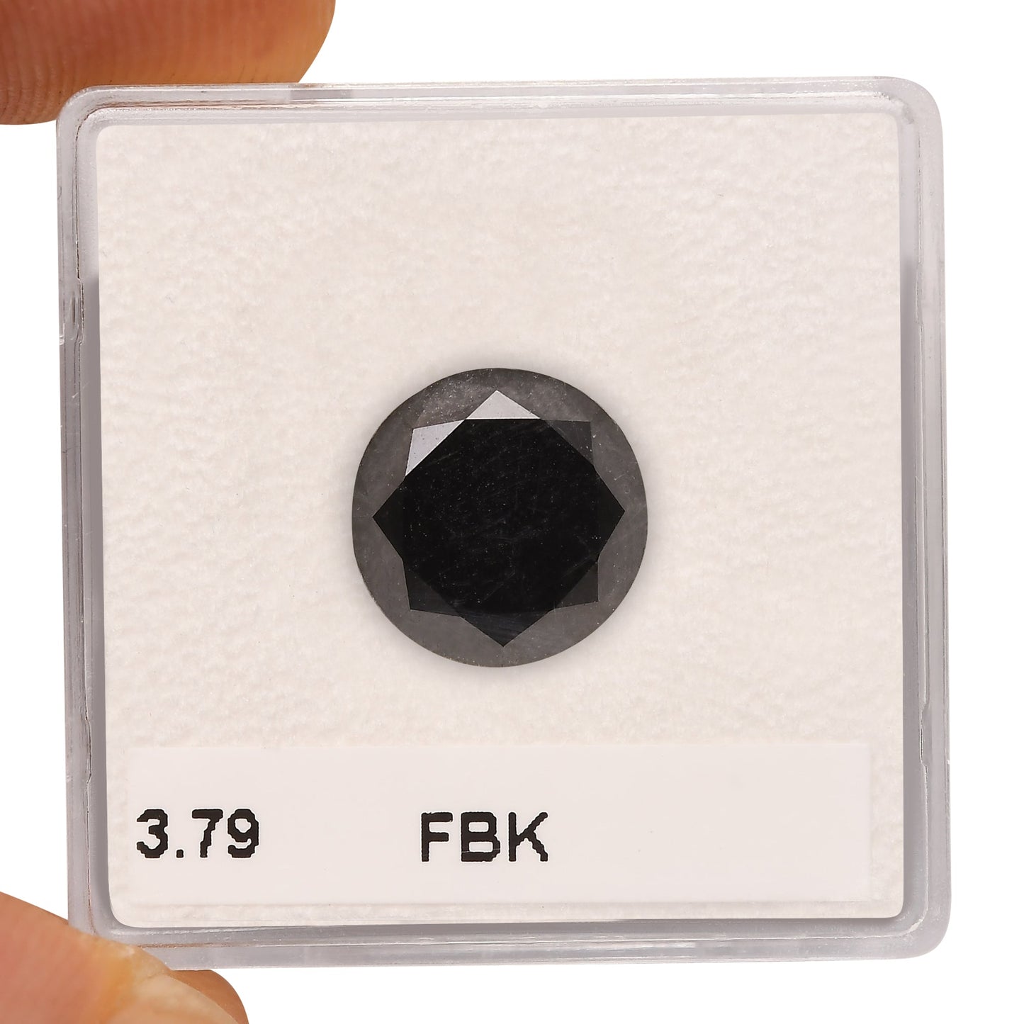 3,79 Karat Fancy Black Brillant (GIA-zertifiziert)