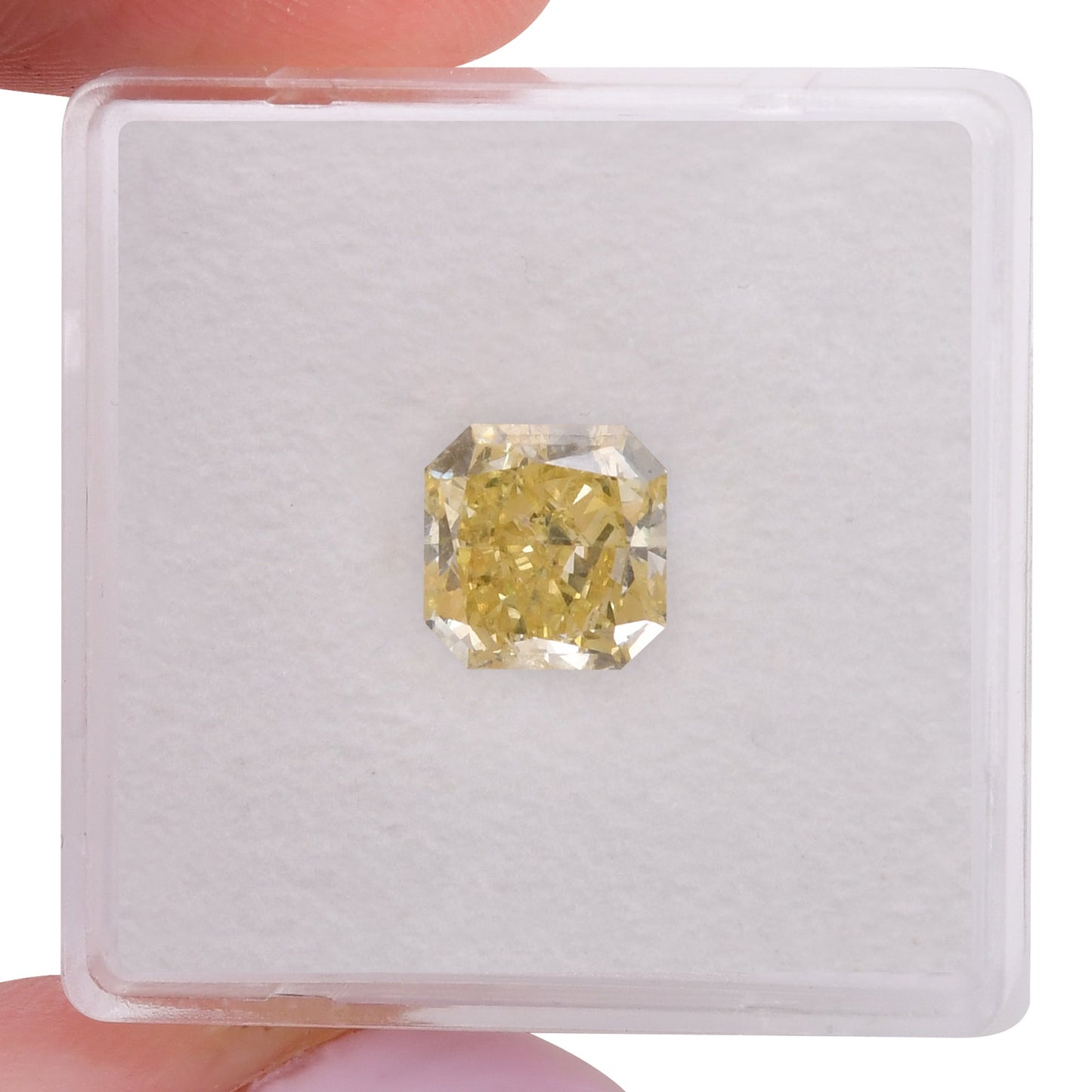 2,33 Karat Fancy Brownish Yellow Radiant VS2 GIA